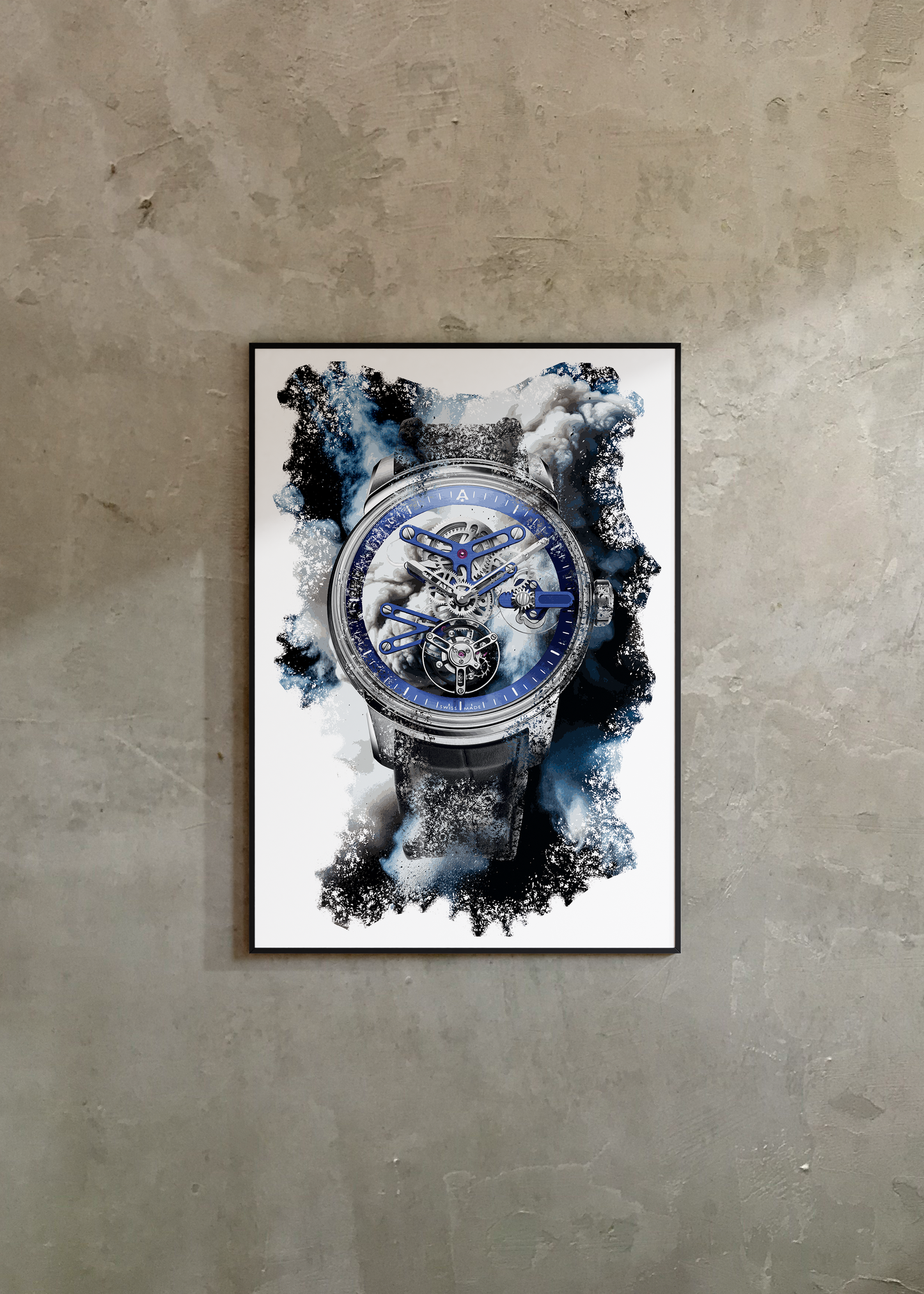 U20 Ultra-Skeleton Tourbillon Ref. 0TCAB.U01A Watch Art Print Poster