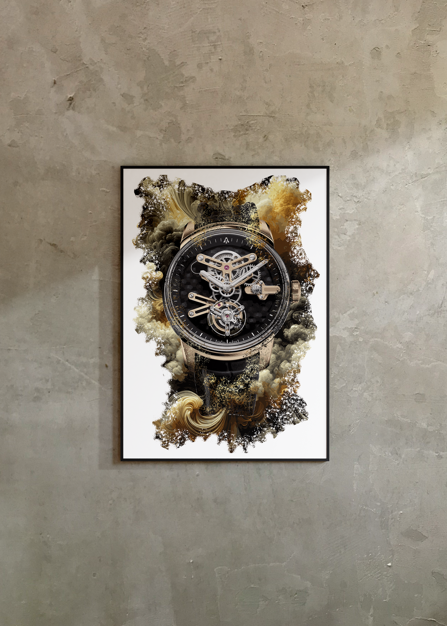 U21 Tourbillon Ref. OTCAD.B01A Watch Art Print Poster