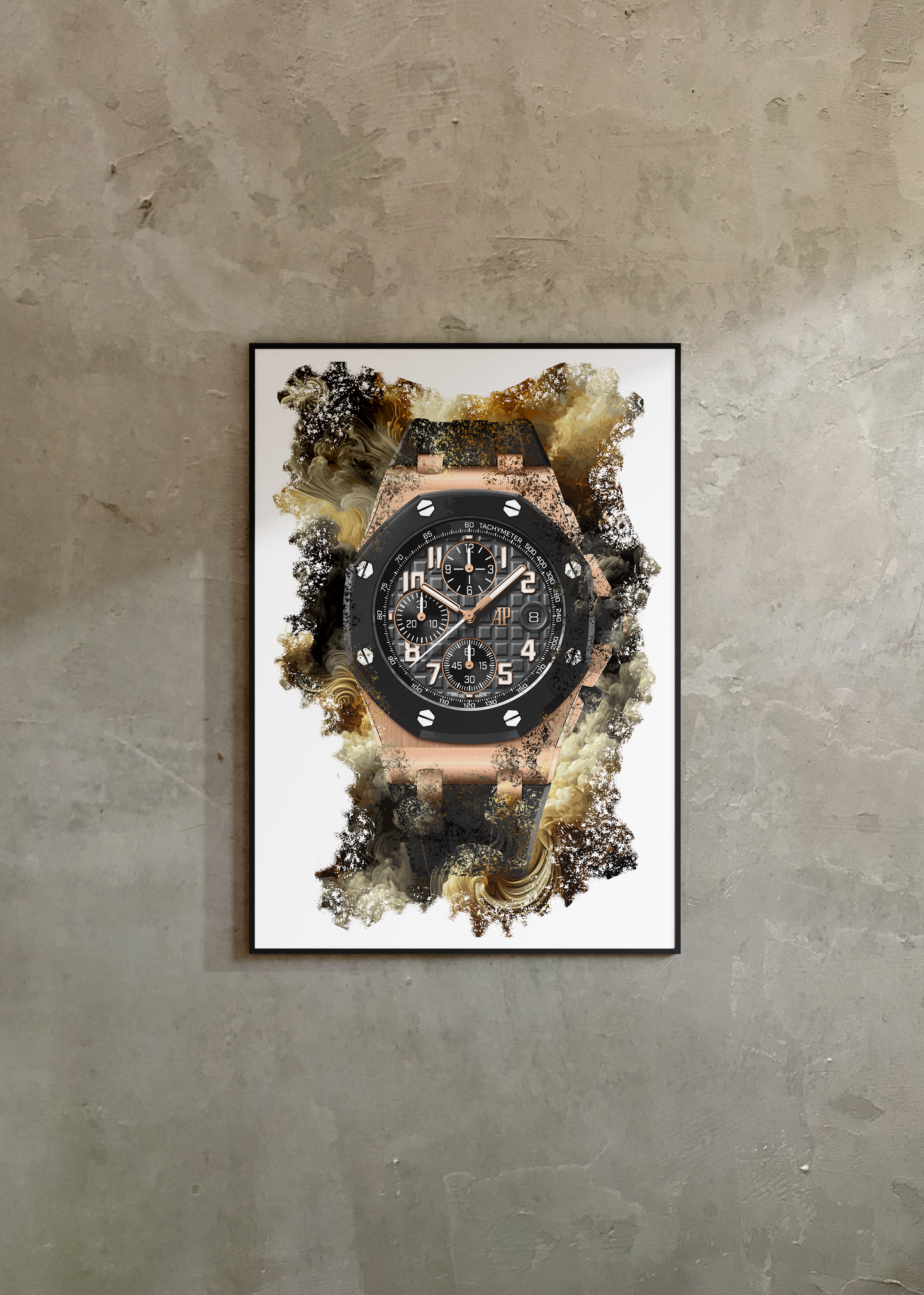 Royal Oak Offshore Selfwinding Chronograph Ref. 26238OK.OO.A002CA.01 Watch Art Print Poster