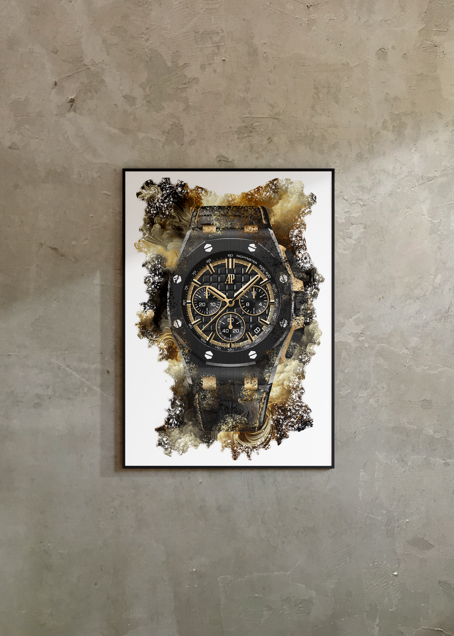 Royal Oak Offshore Selfwinding Chronograph Ref. 26420CE.OO.A127CR.01 Watch Art Print Poster