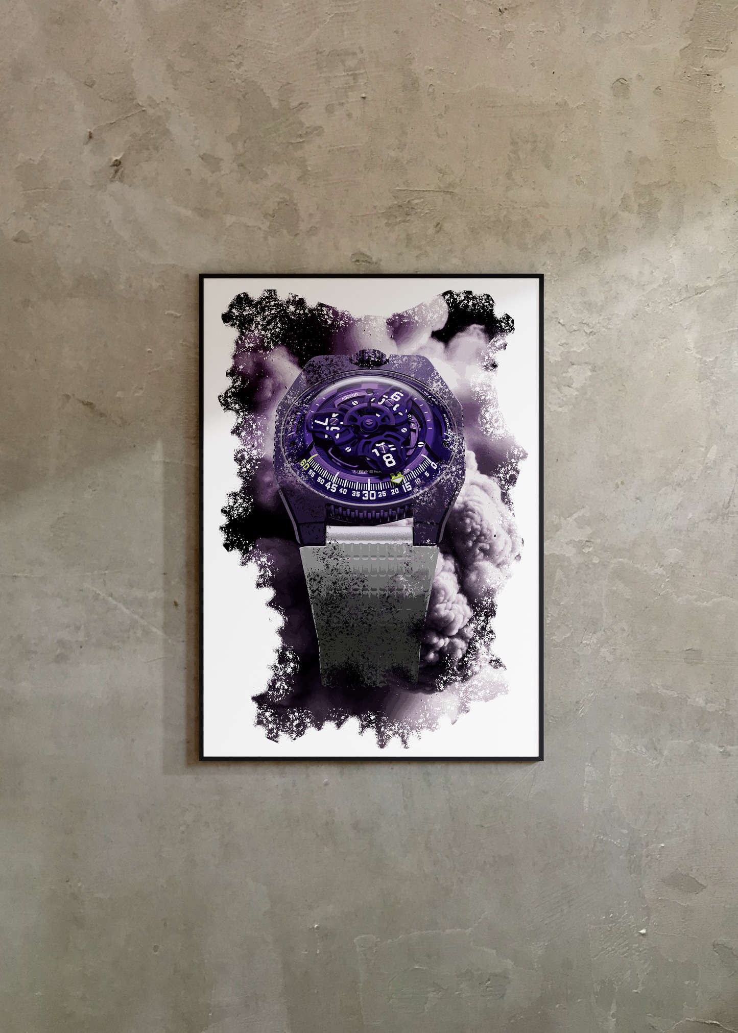 UR-100V UltraViolet Watch Art Print Poster