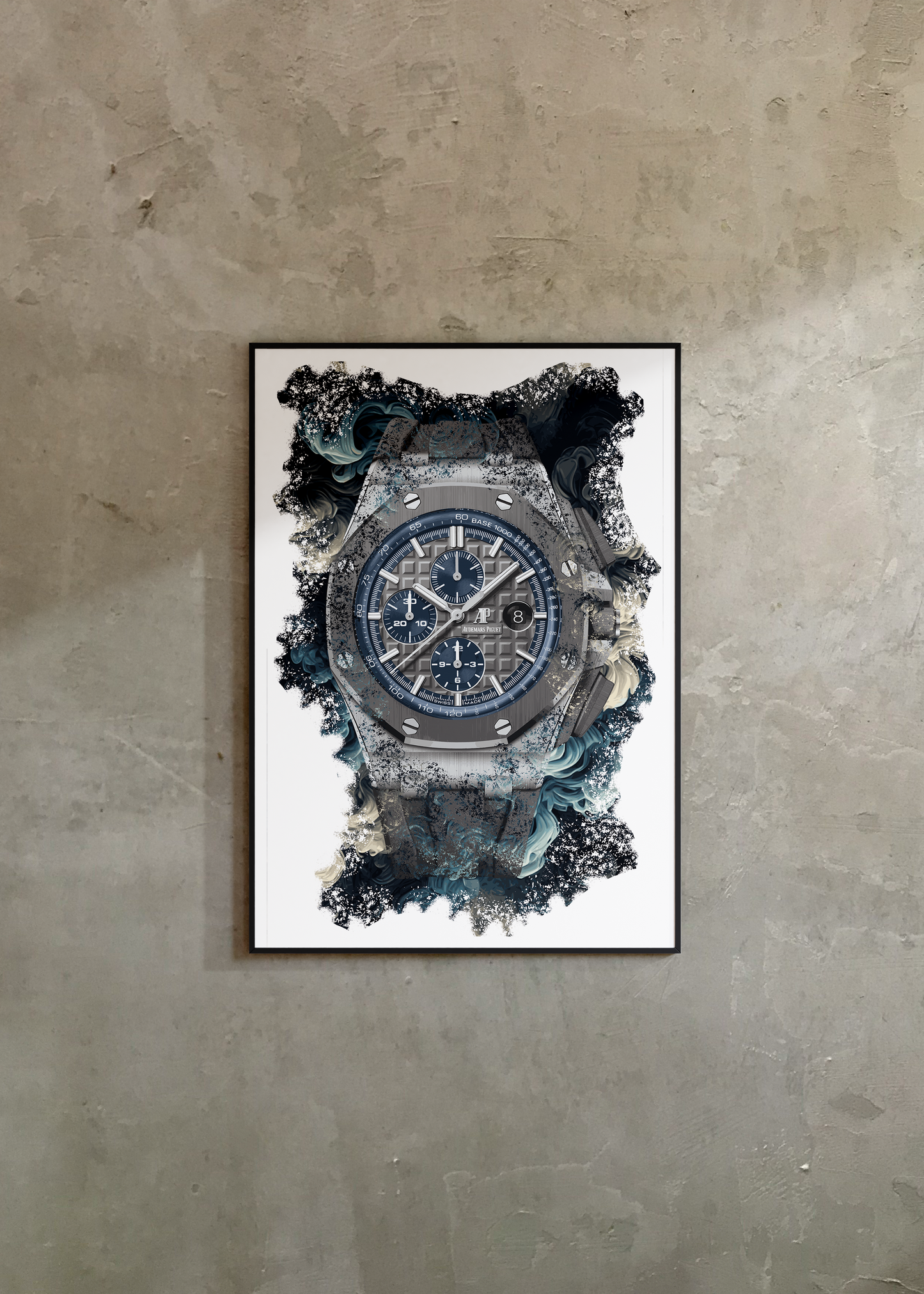 Royal Oak Offshore Selfwinding Chronograph Ref. 26400IO.OO.A004CA.02 Watch Art Print Poster