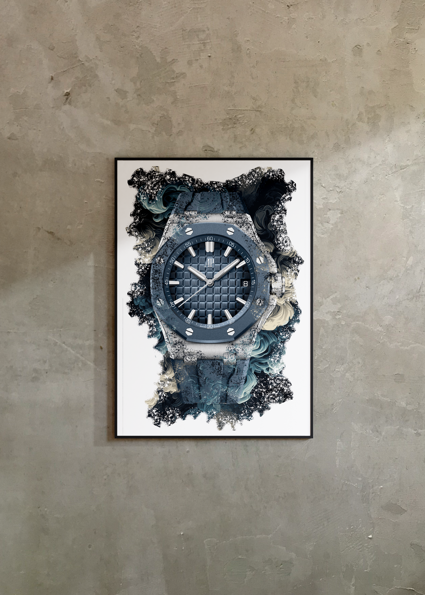 Royal Oak Offshore Selfwinding Ref. 15605SK.OO.A350CA.01 Watch Art Print Poster