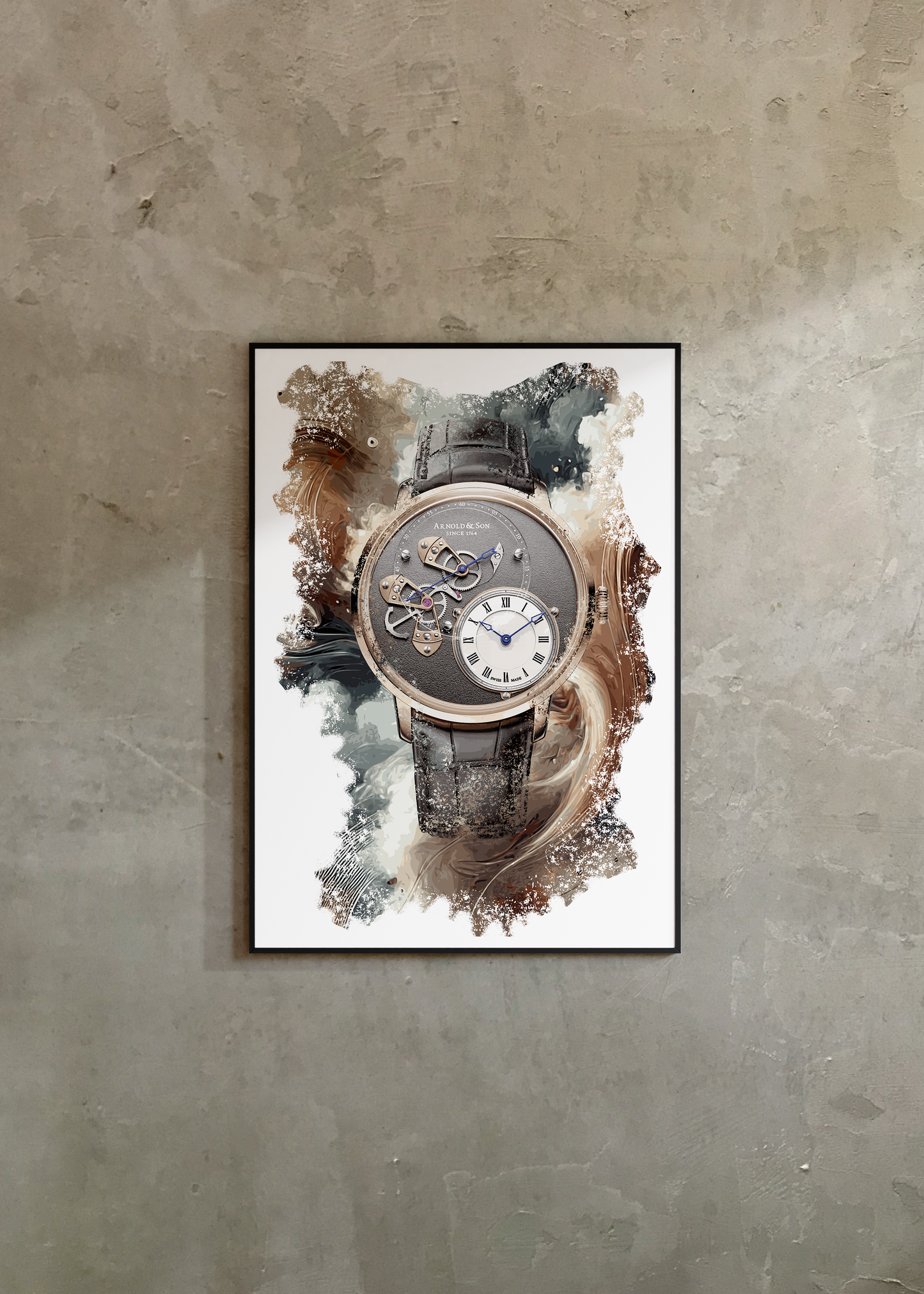 DSTB Gold Ref. 1ATAR.S010A.C120A Watch Art Print Poster