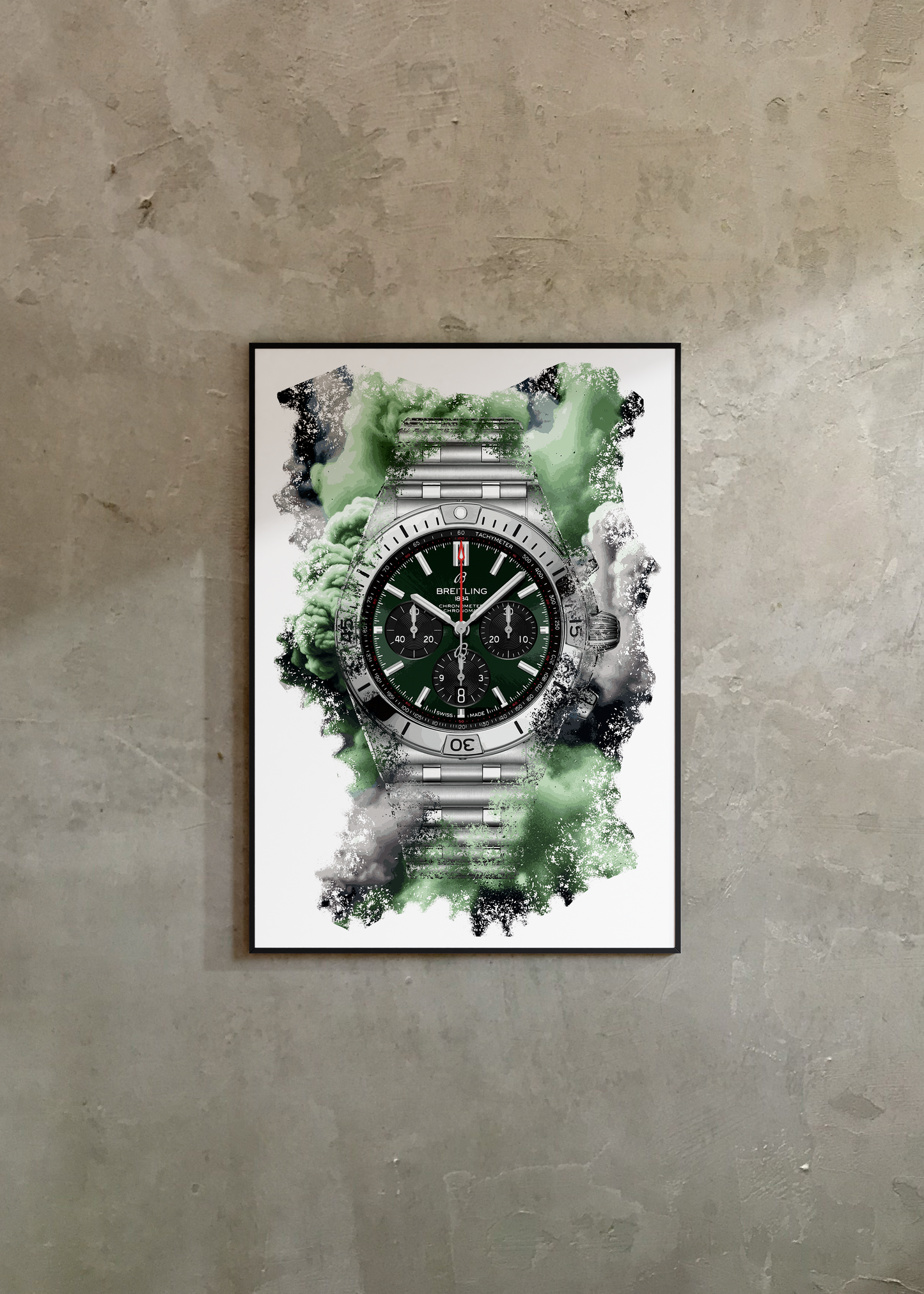 Chronomat B01 Ref. AB0134101L2A1 Watch Art Print Poster