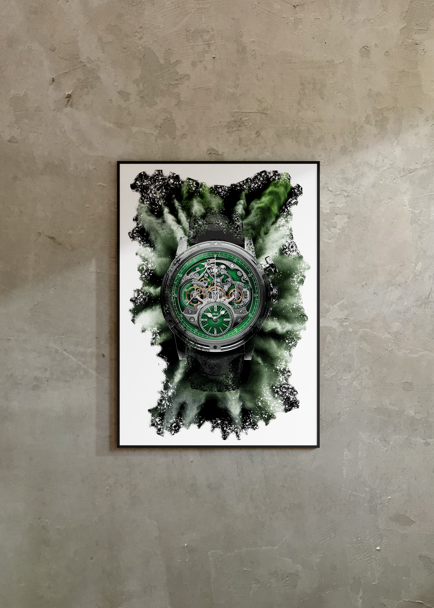 Memoris Ref. LM-54.70.35 Watch Art Print Poster