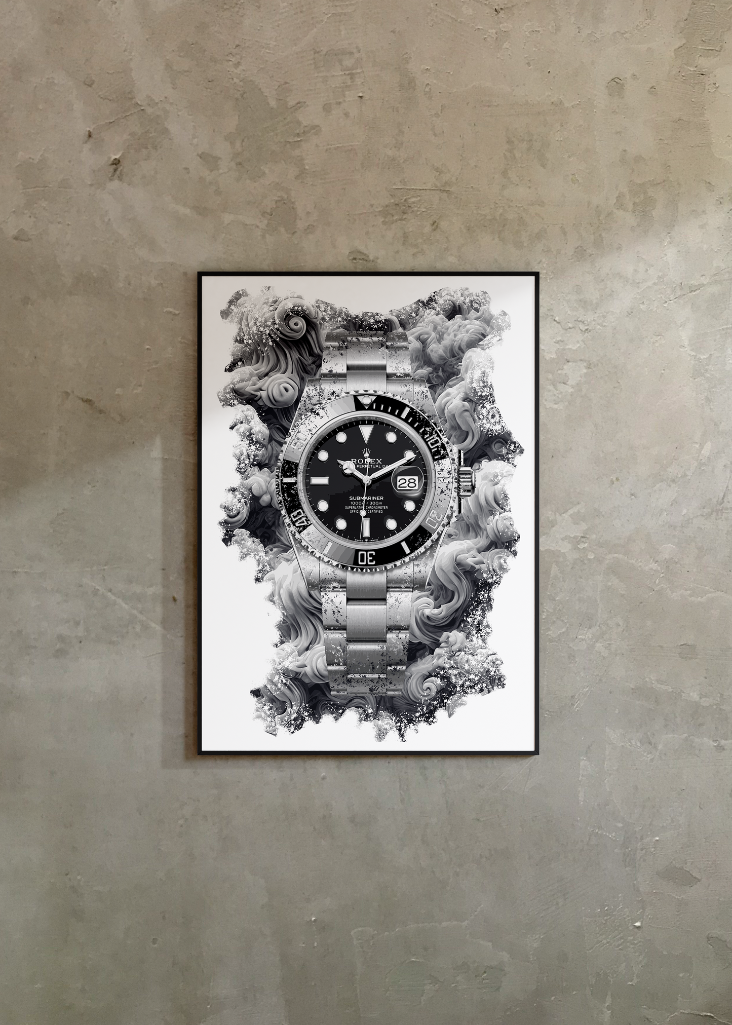 Submariner Ref. 126610LN Watch Art Print Poster