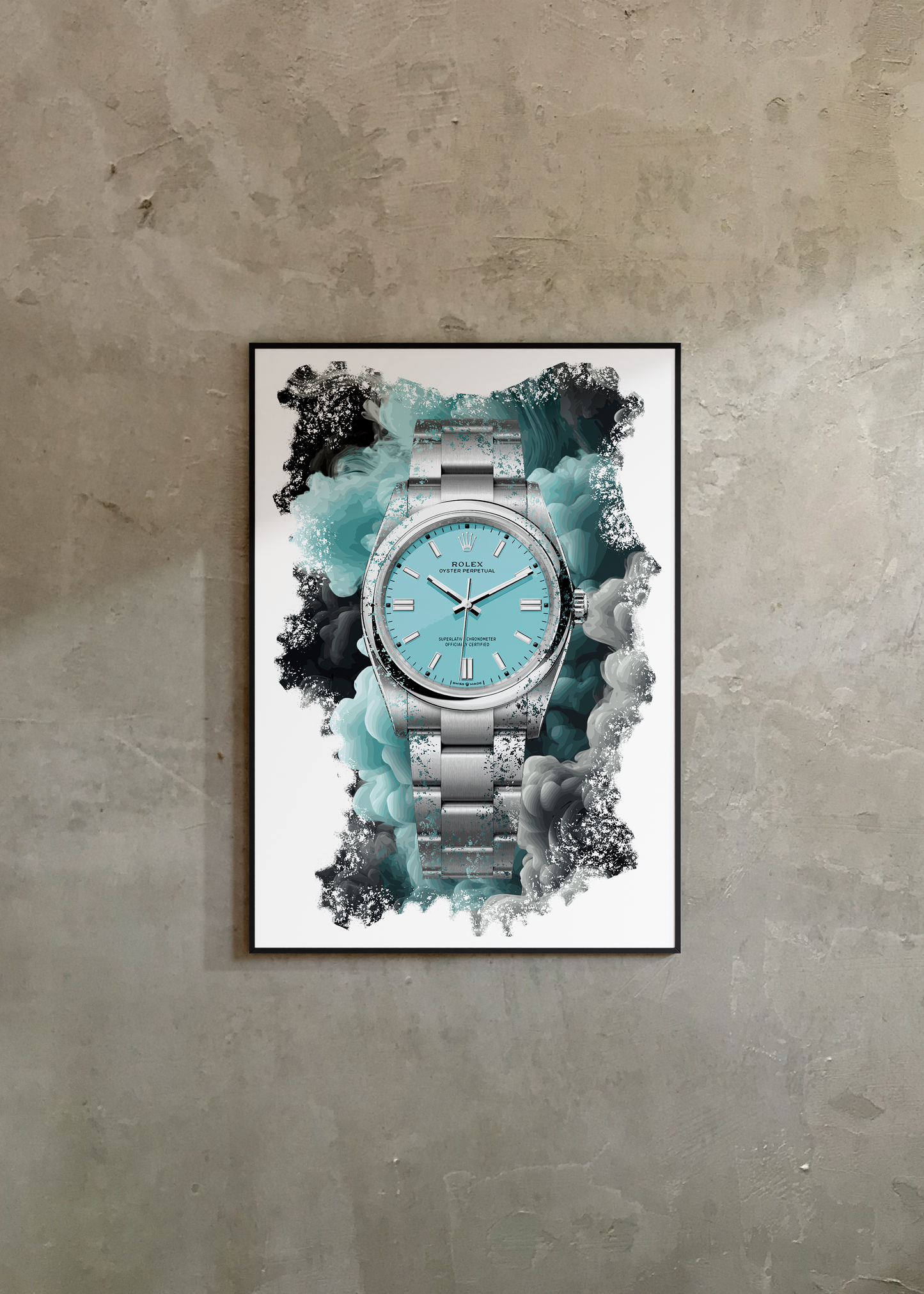 Oyster Perpetual Ref. 126000 Watch Art Print Poster