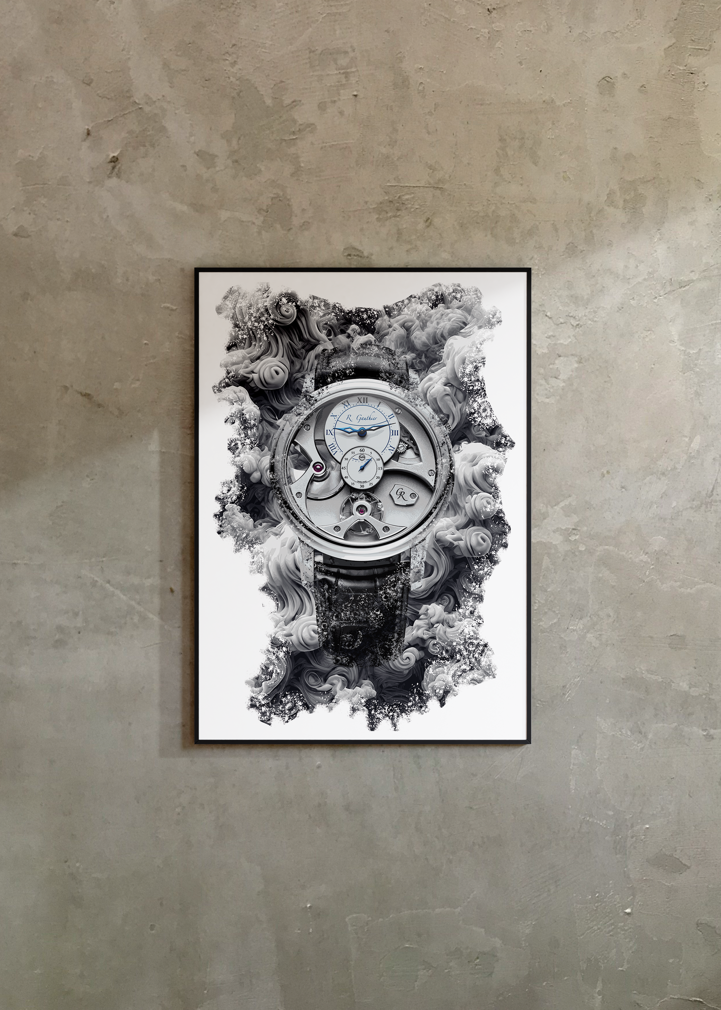 Insight Micro-rotor Platinum Ref. MON00300 Watch Art Print Poster