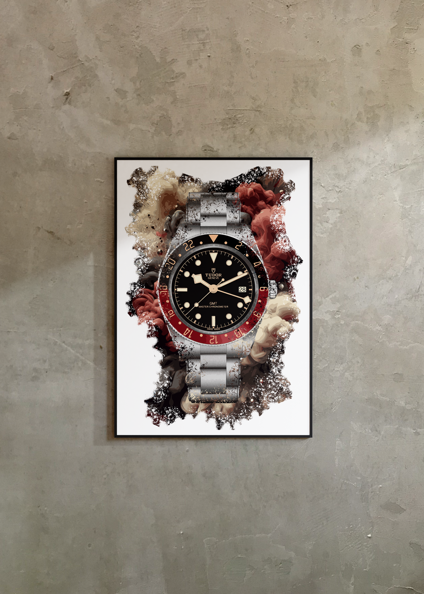 Black Bay 58 GMT Ref. M7939G1A0NRU-0001 Watch Art Print Poster