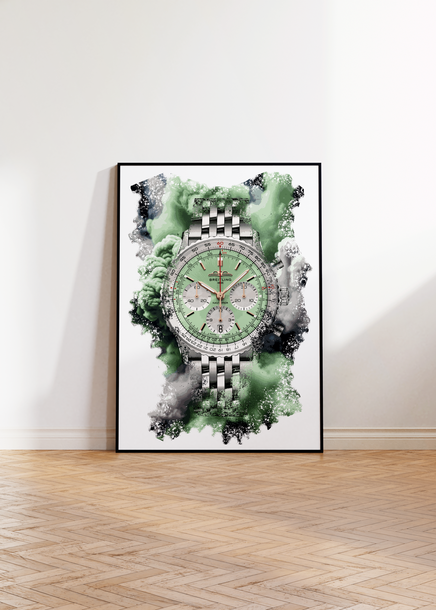 Navitimer B01 Chronograph Ref. AB0139211L1A1 Watch Art Print Poster