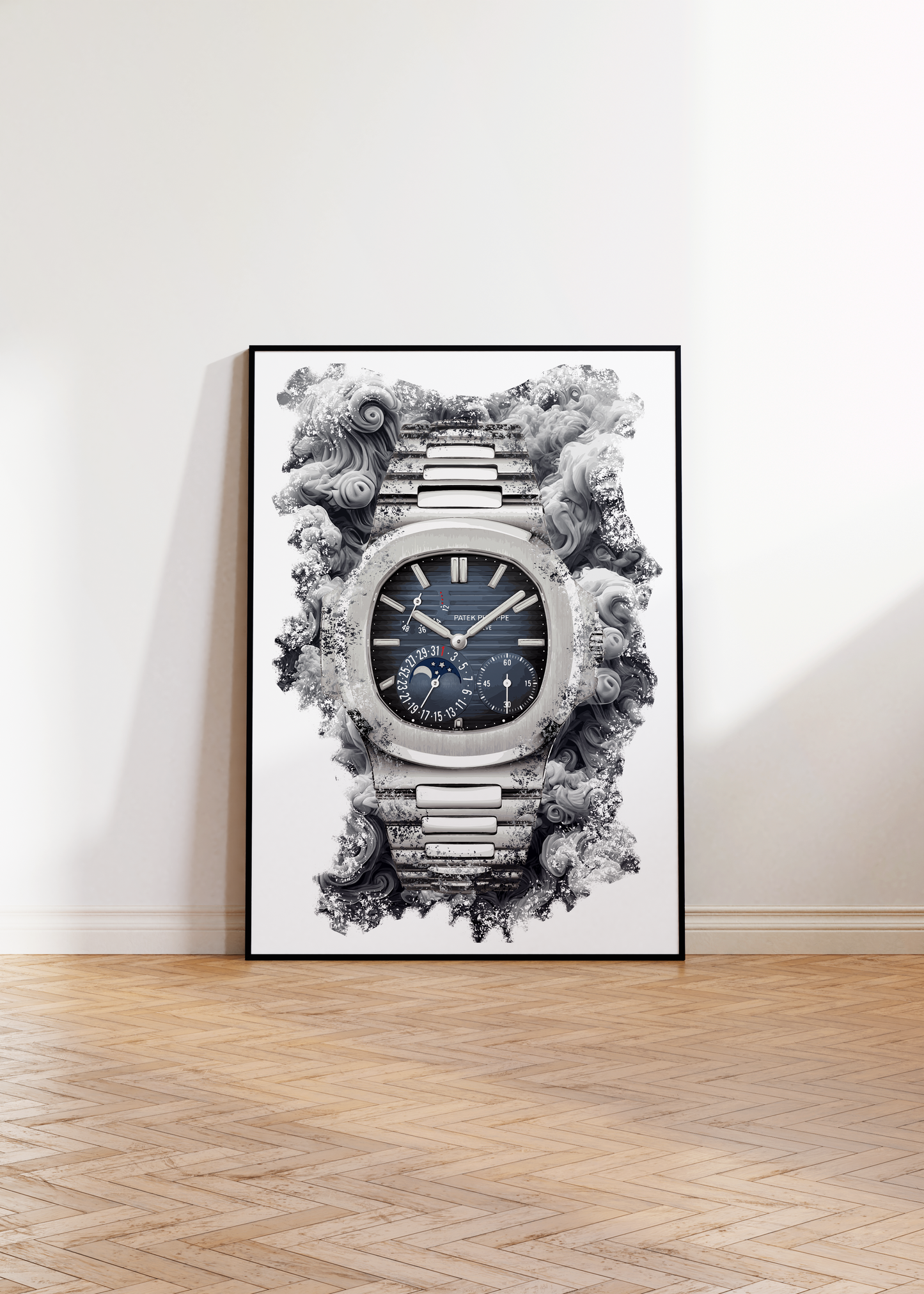 Nautilus Ref. 5712/1A-001 Watch Art Print Poster