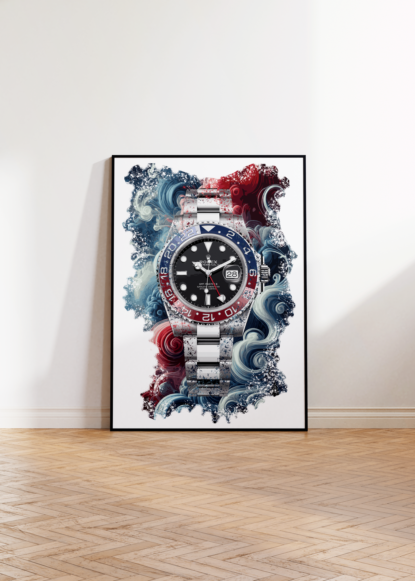 GMT-Master II Ref. 126710BLRO Watch Art Print Poster