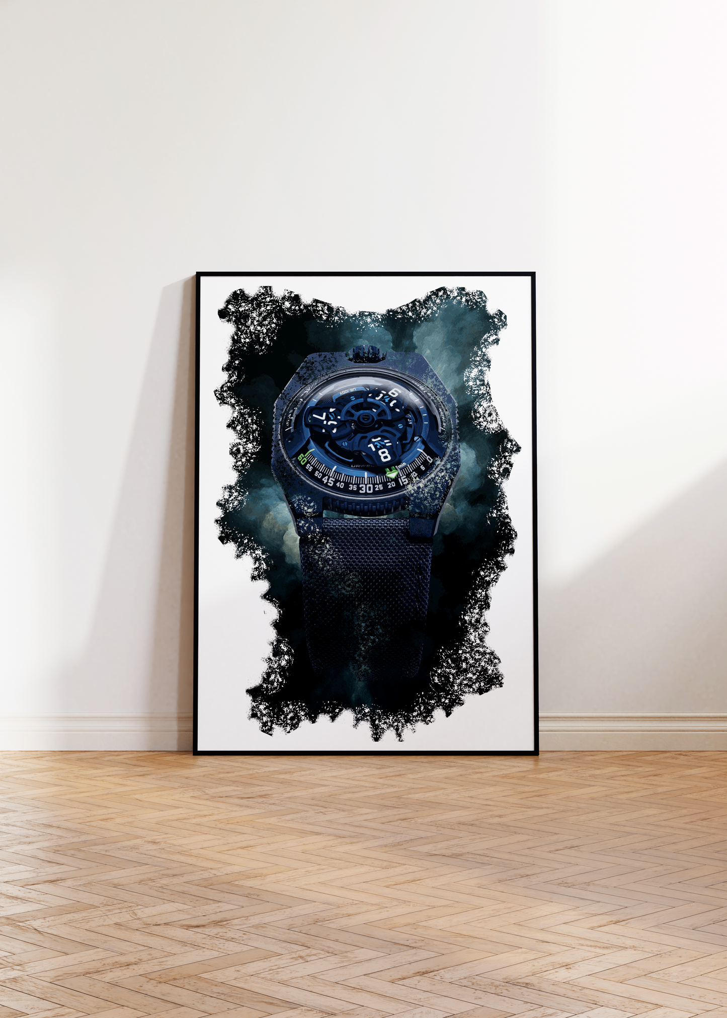 UR-100V Blue Watch Art Print Poster