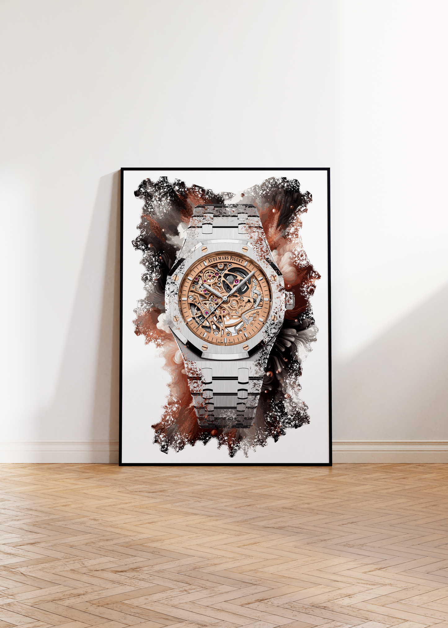 Royal Oak Ref. 15407ST.OO.1220ST.02 Watch Art Print Poster