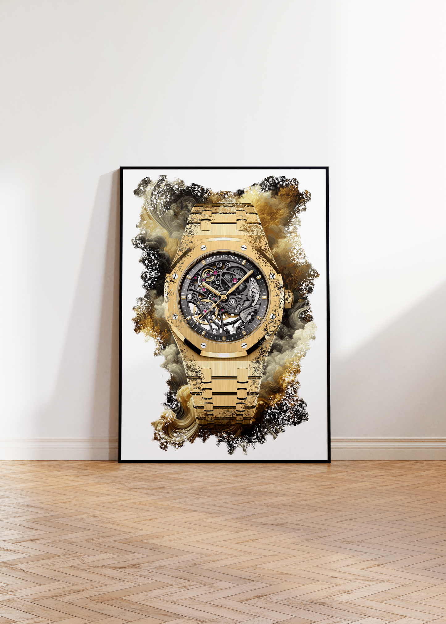 Royal Oak Ref. 15407BA.OO.1220BA.01 Watch Art Print Poster
