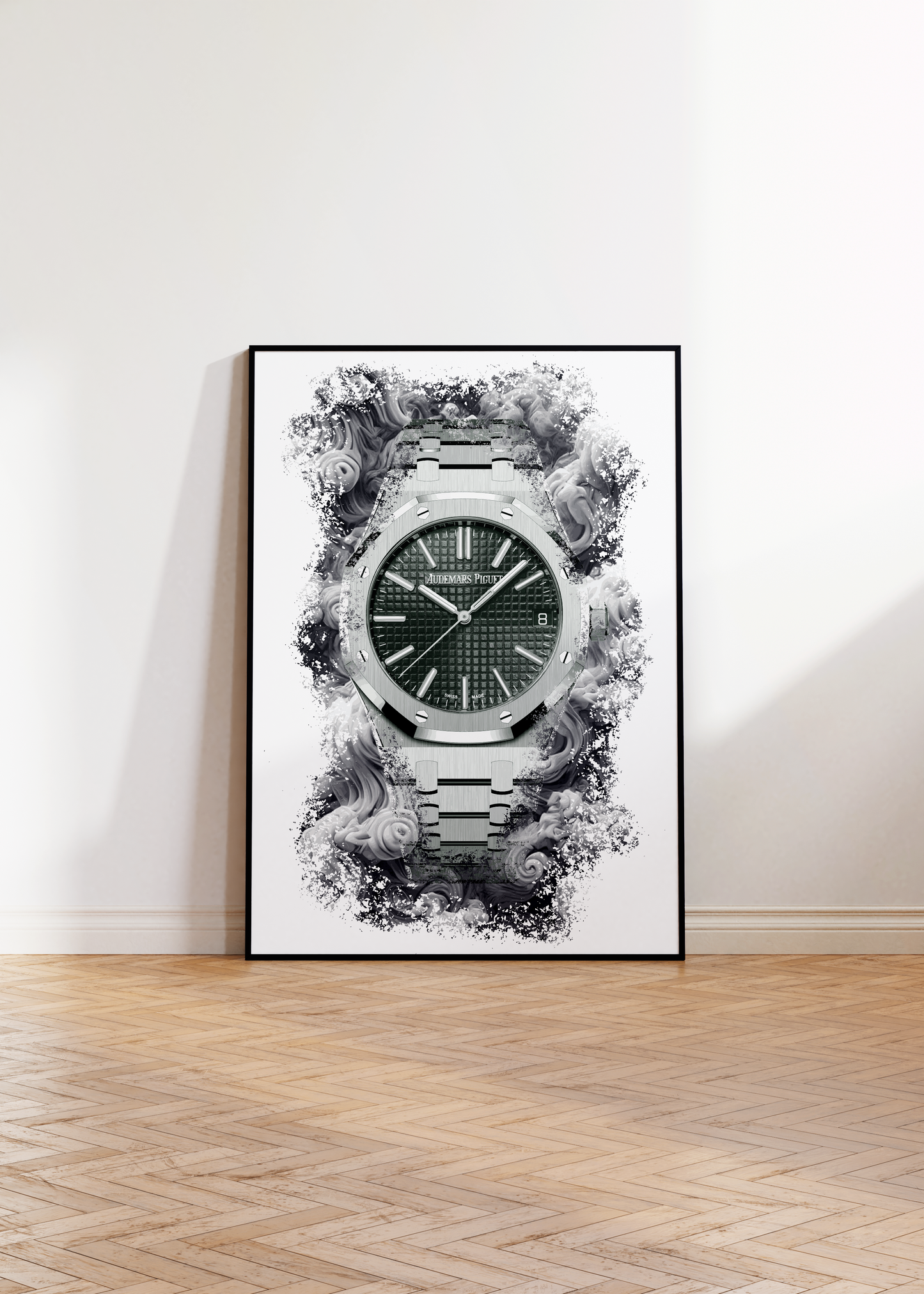 Royal Oak Ref. 15510ST.OO.1320ST.09 Watch Art Print Poster