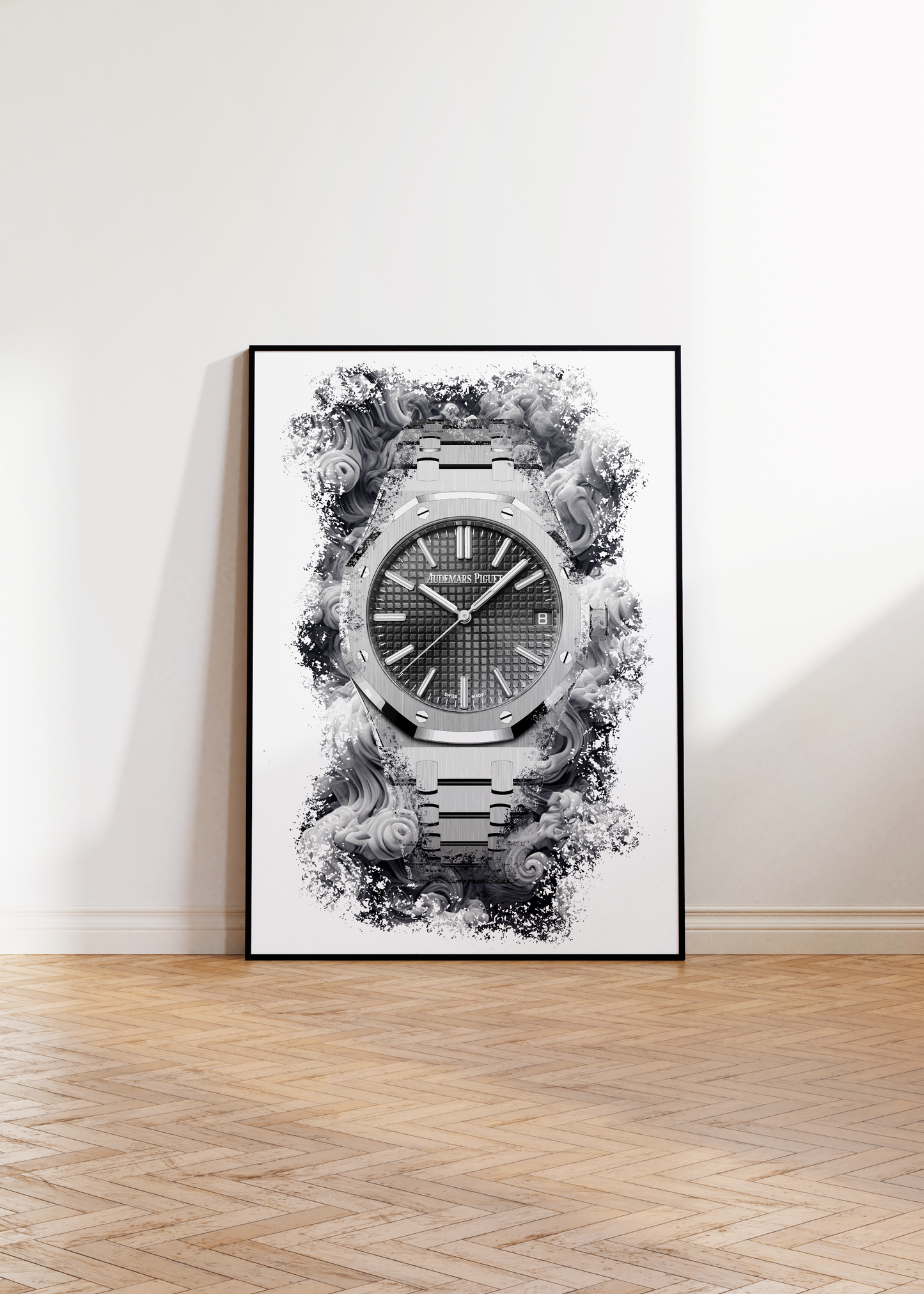 Royal Oak Ref. 15510ST.OO.1320ST.10 Watch Art Print Poster