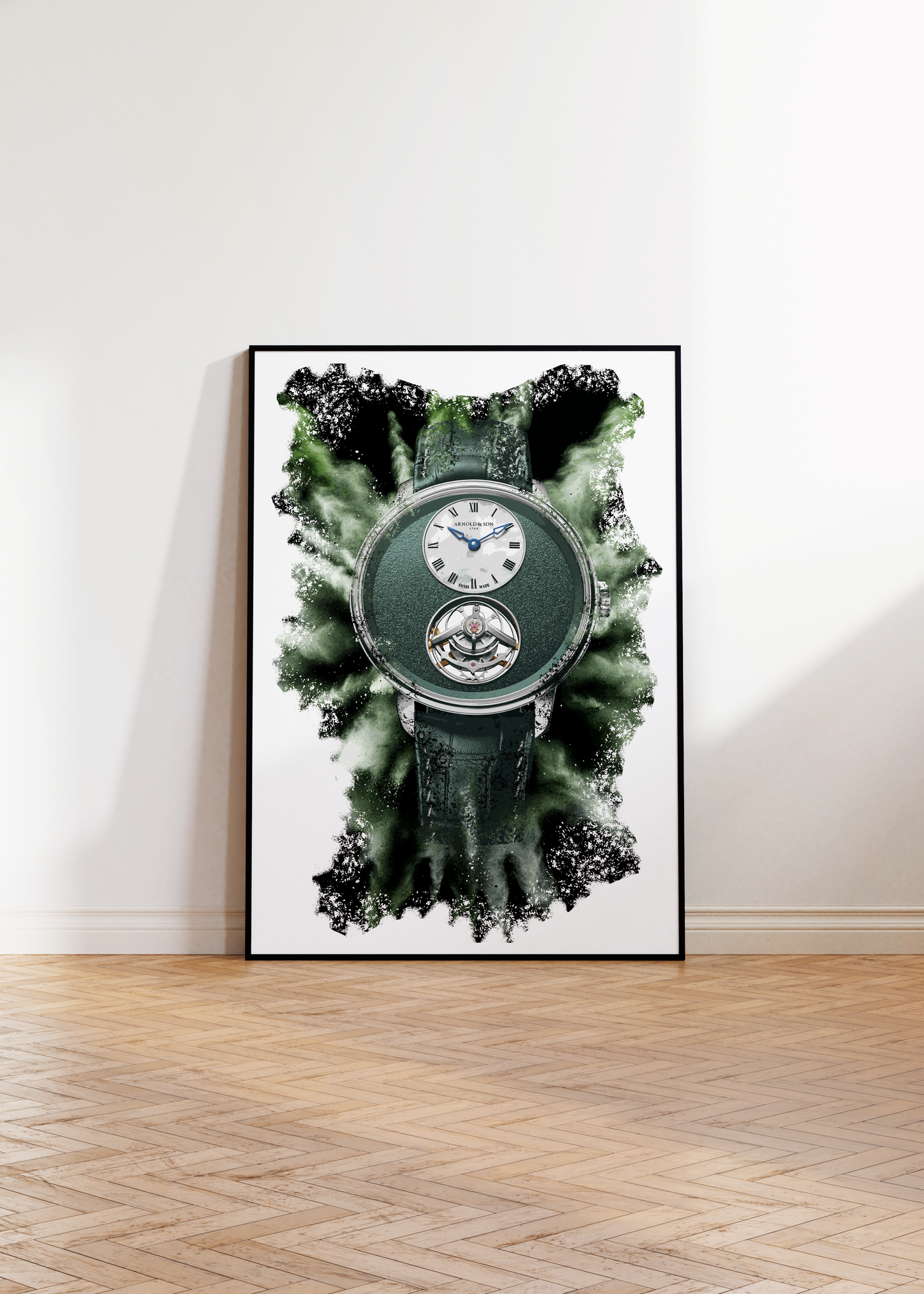 Ultrathin Tourbillon Platinum Ref. 1UTBR.XF01A.C208A Watch Art Print Poster