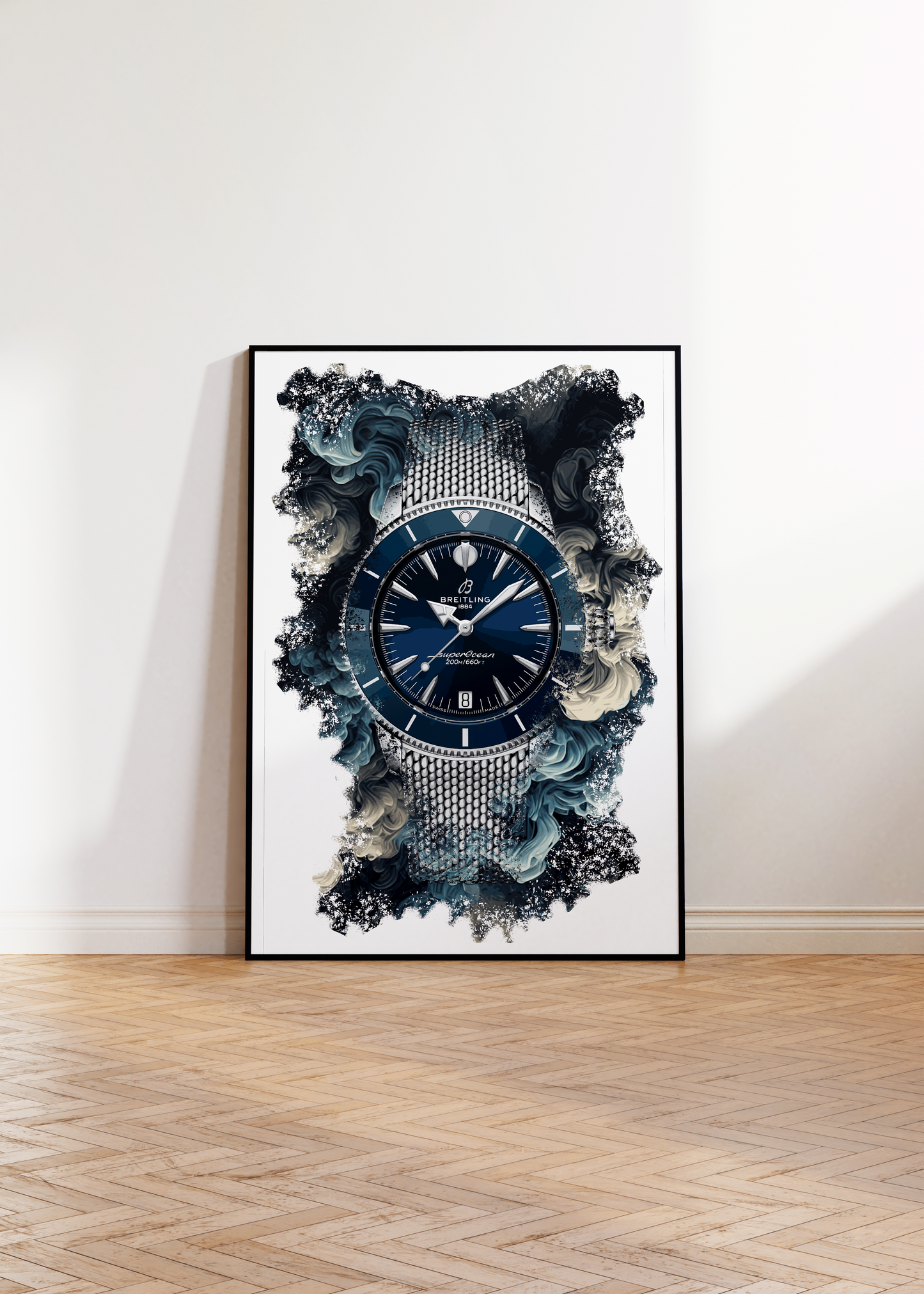 Superocean Heritage Automatic Ref. A10390161C1A1 Watch Art Print Poster Watch Art Print Poster