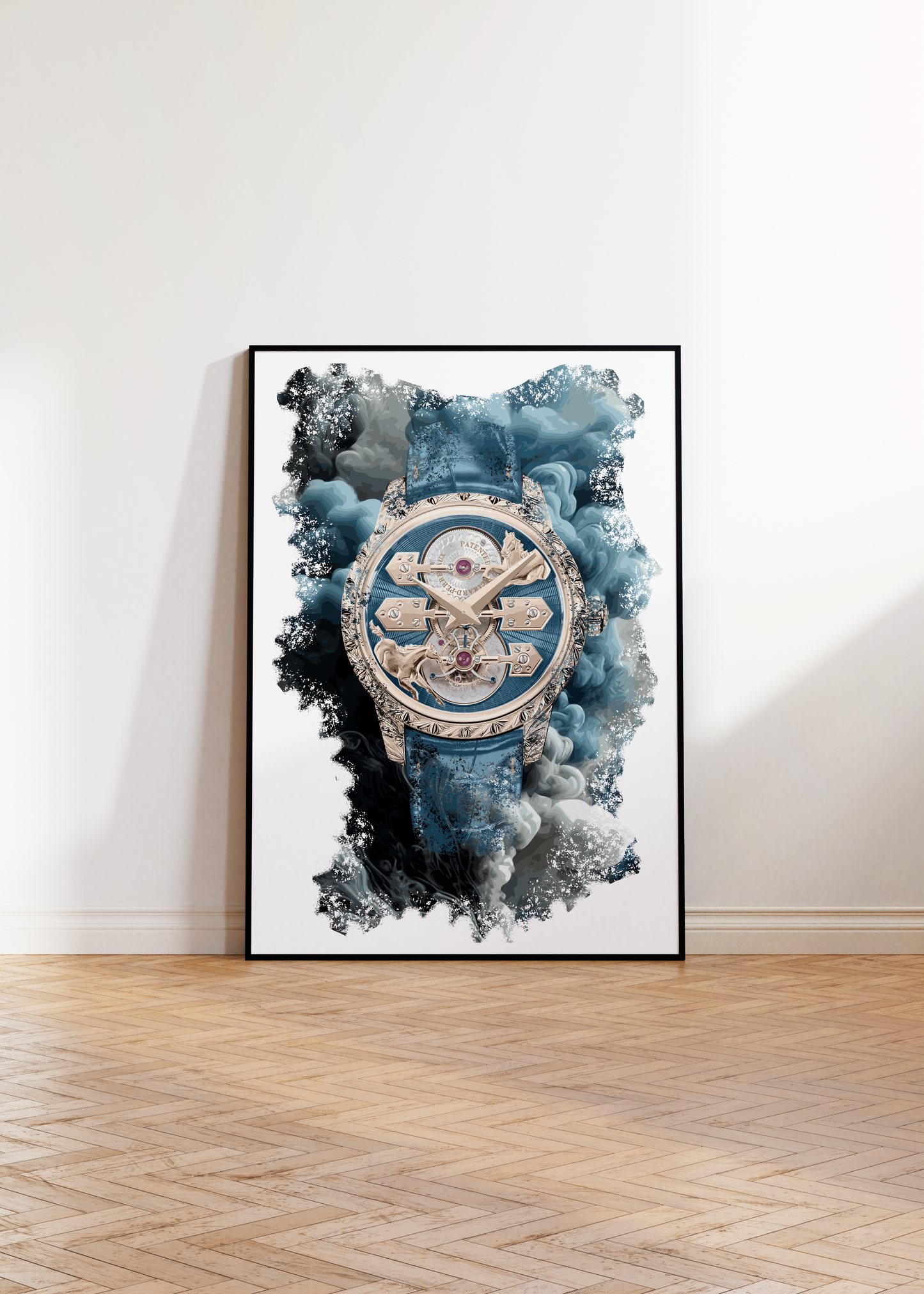 La Esmeralda Tourbillon “A Secret” Eternity Edition Ref. 99274-52-3131-5CC Watch Art Print Poster