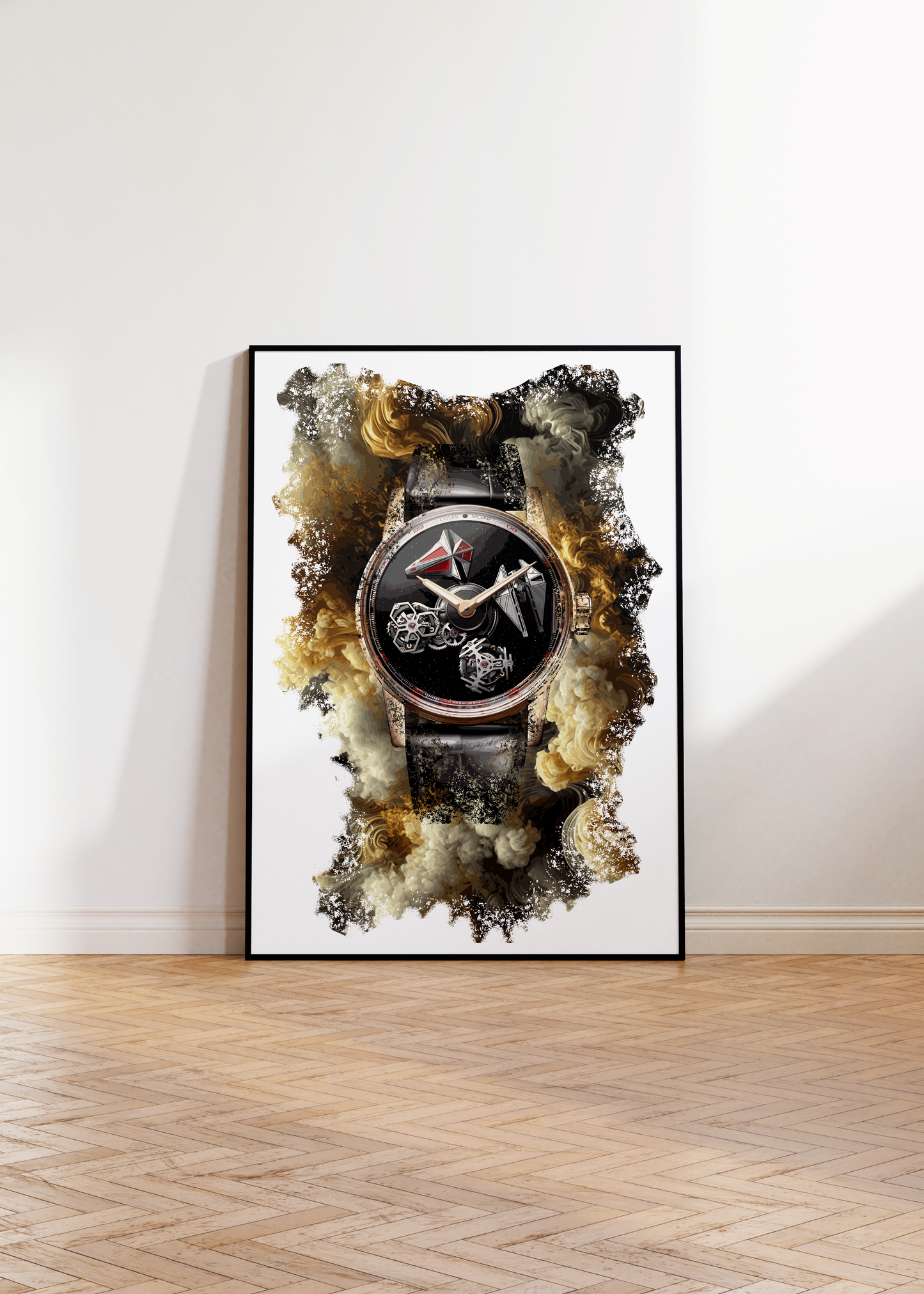 Space Revolution Ref. LM-104.50.51 Watch Art Print Poster