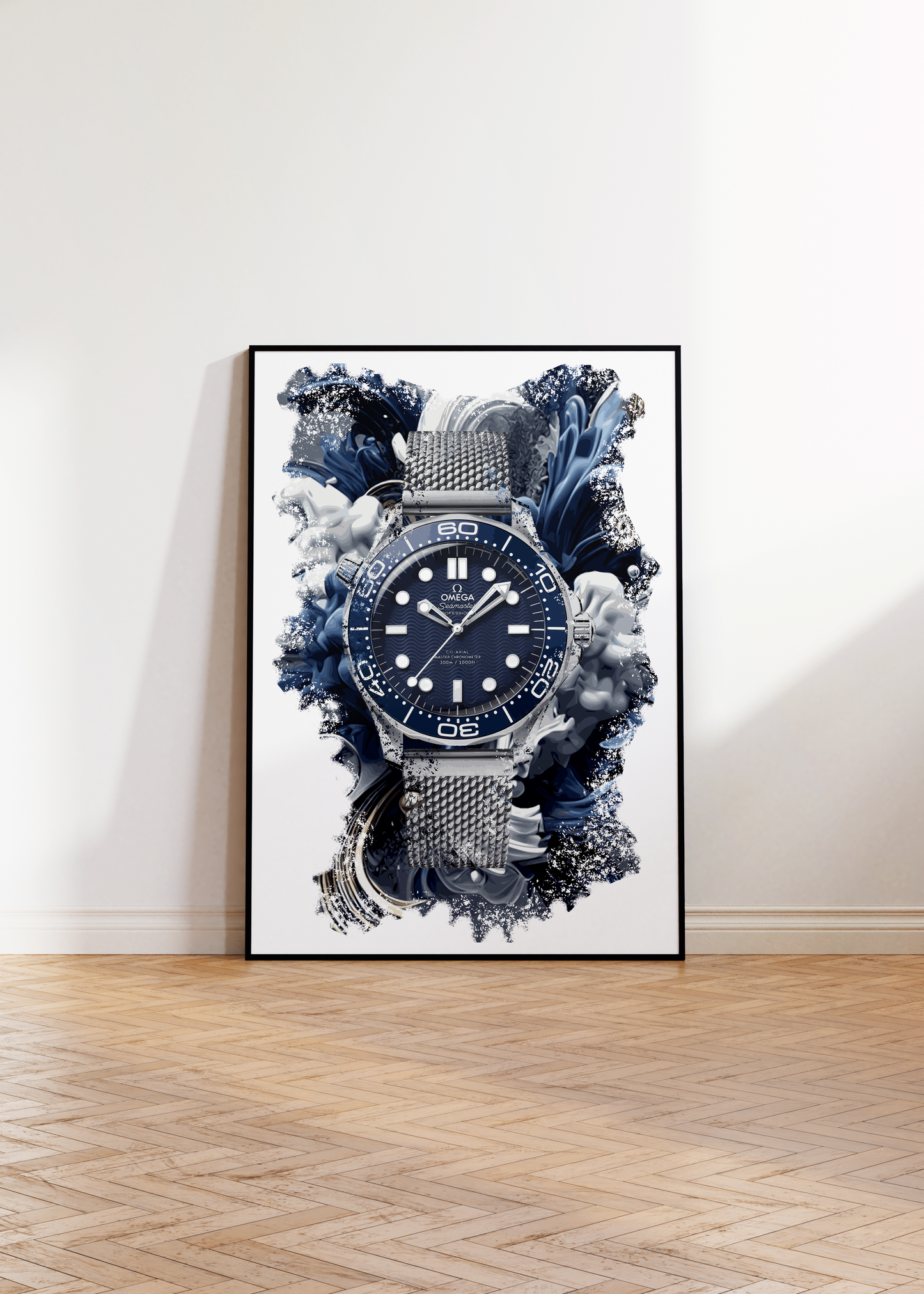 Seamaster Diver Ref. 210.30.42.20.03.002 Watch Art Print Poster