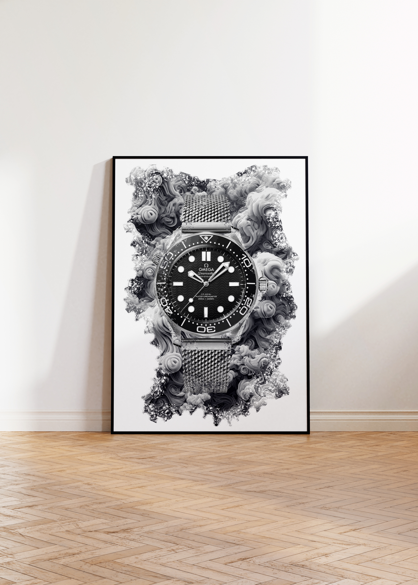 Seamaster Diver Ref. 210.30.42.20.01.010 Watch Art Print Poster