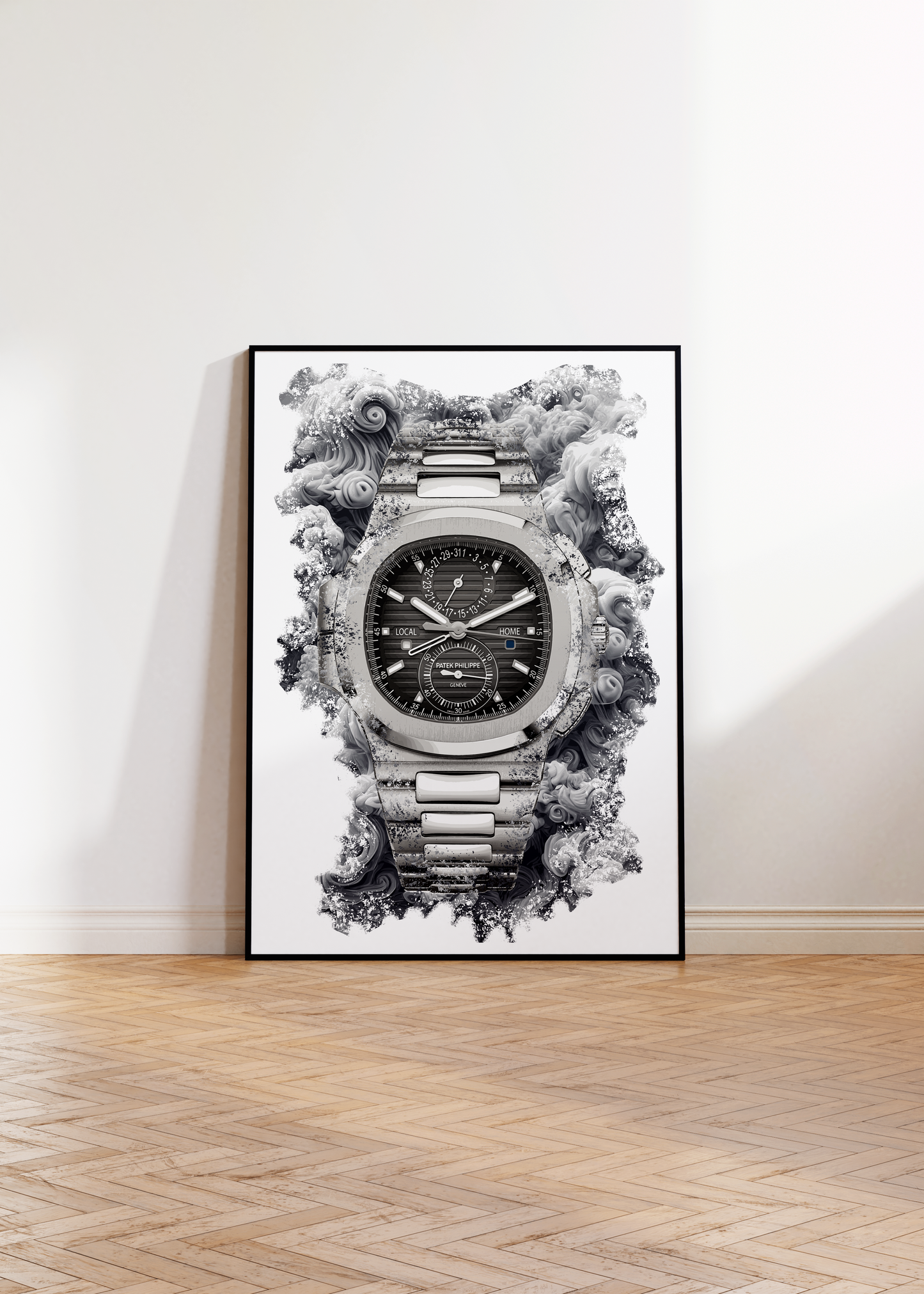 Nautilus Travel Time Ref. 5990/1A-001 Watch Art Print Poster
