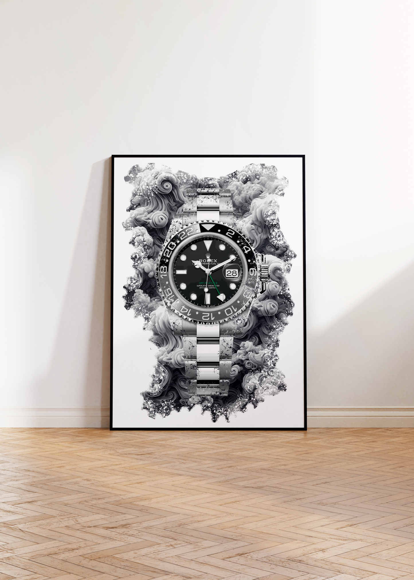 GMT-Master II Ref. 126710GRNR Watch Art Print Poster
