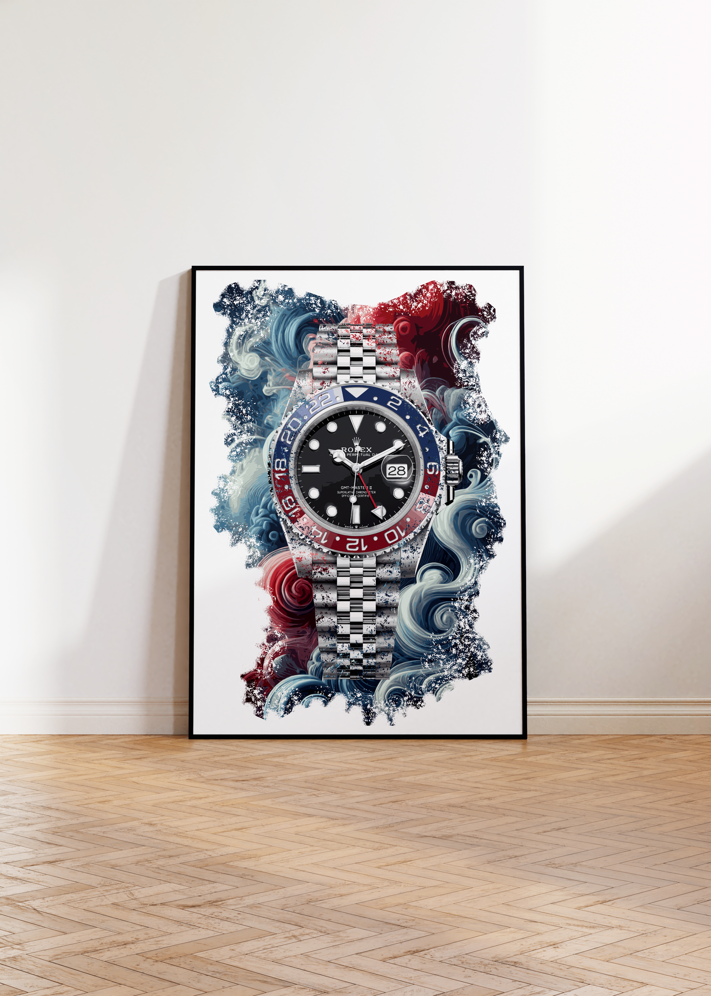 GMT-Master II Ref. 126710BLRO Watch Art Print Poster