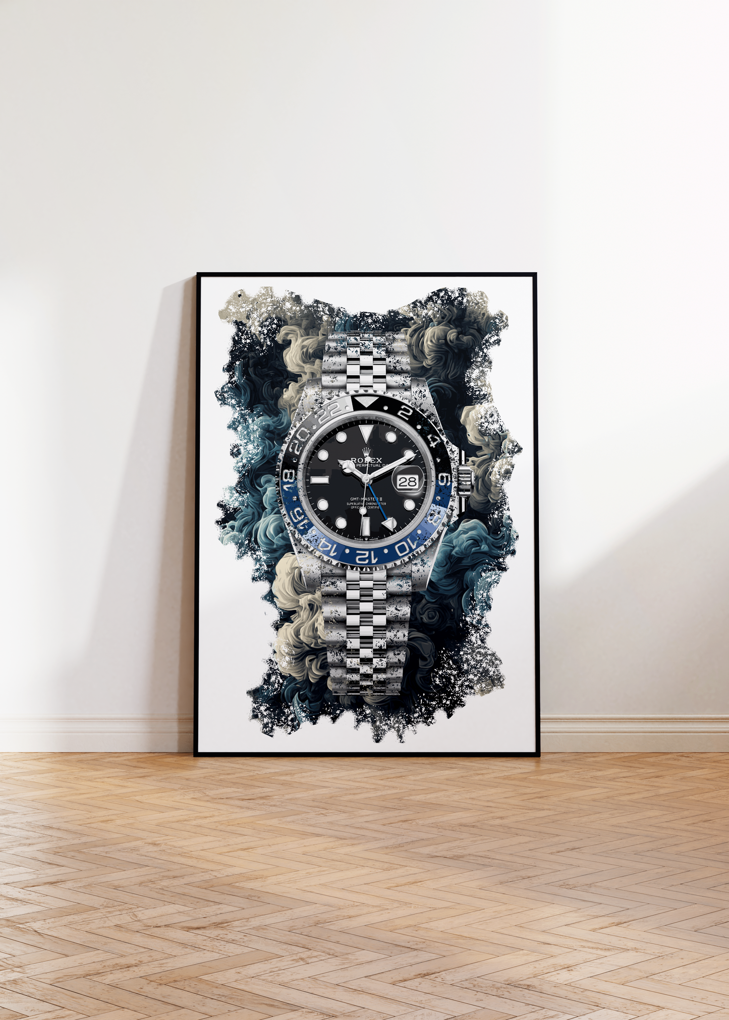 GMT-Master II Ref. 126710BLRO Watch Art Print Poster