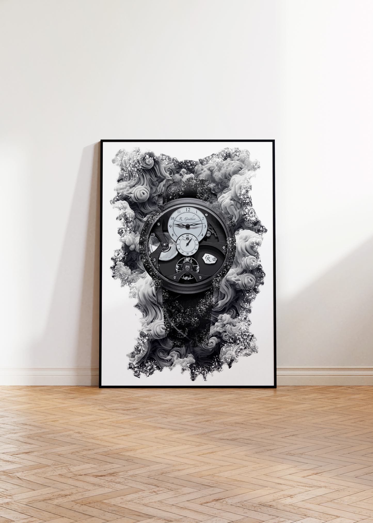 Insight Micro-rotor Black Titanium Ref. MON00380 Watch Art Print Poster