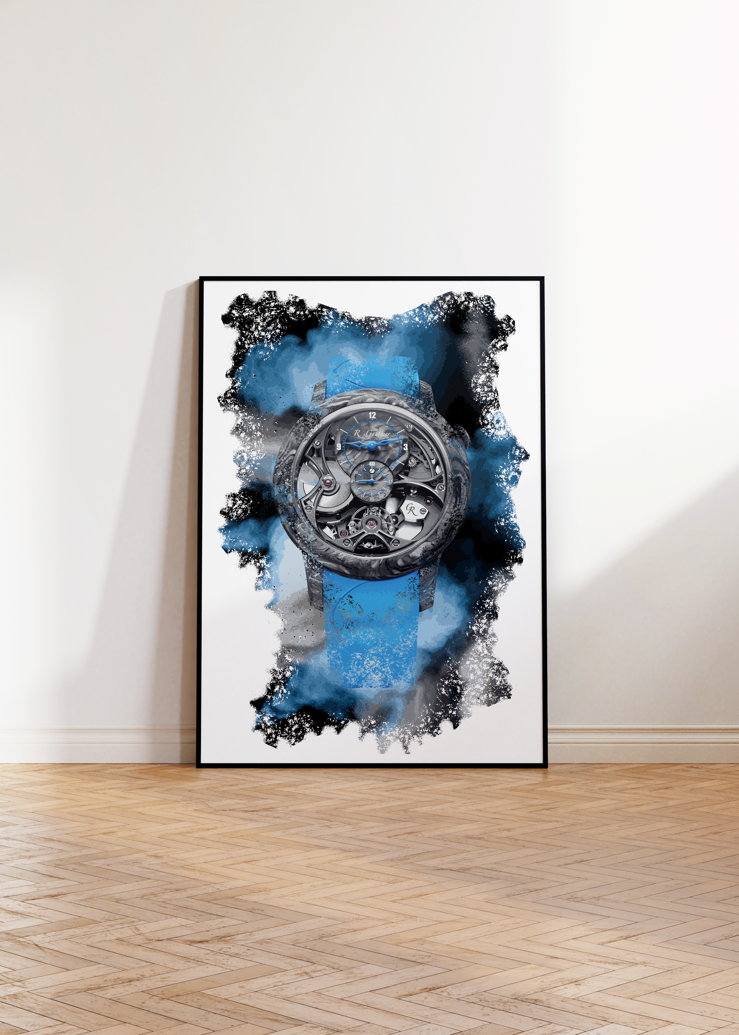 Insight Micro-rotor Squelette Carbonium Ref. MON00385 Watch Art Print Poster