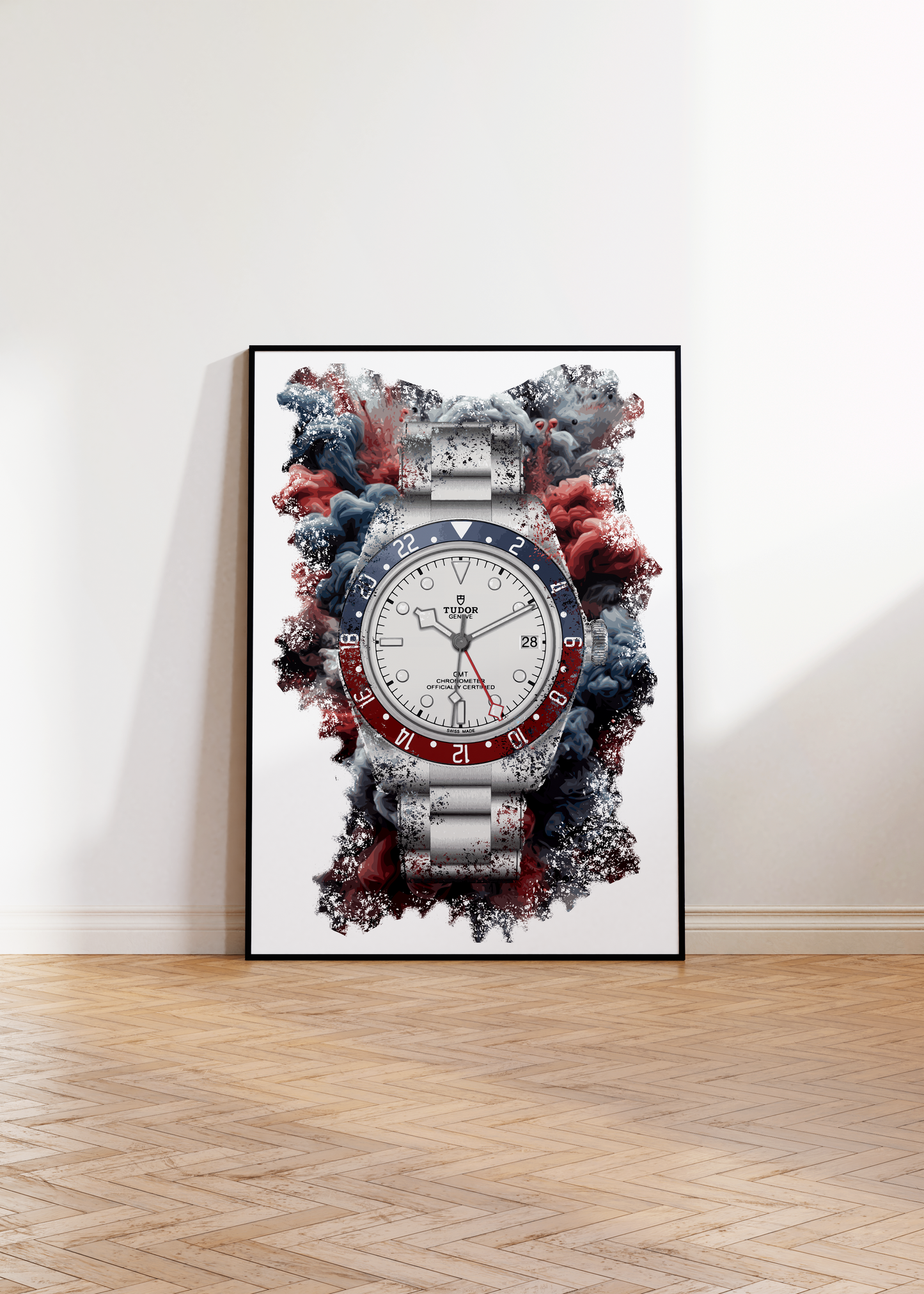 Black Bay GMT Ref. M79830RB-0010 Watch Art Print Poster