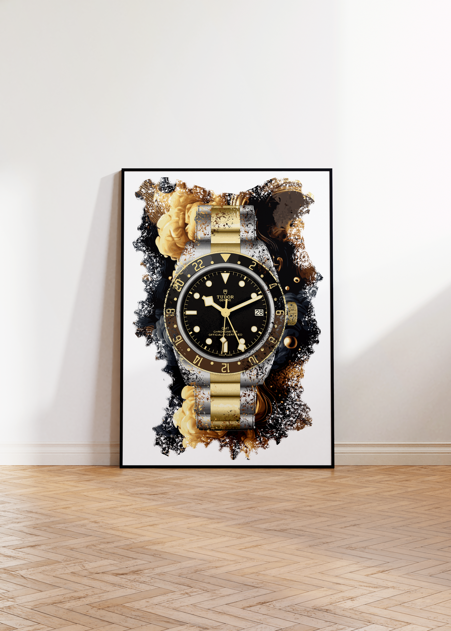 Black Bay GMT S&G Ref. M79833MN-0001 Watch Art Print Poster