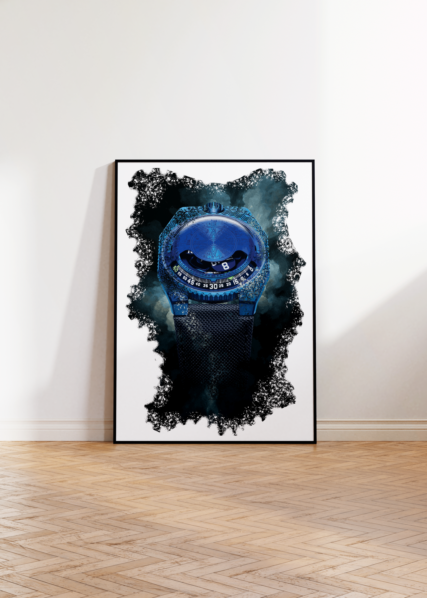 UR-100V Time and Culture II Watch Art Print Poster