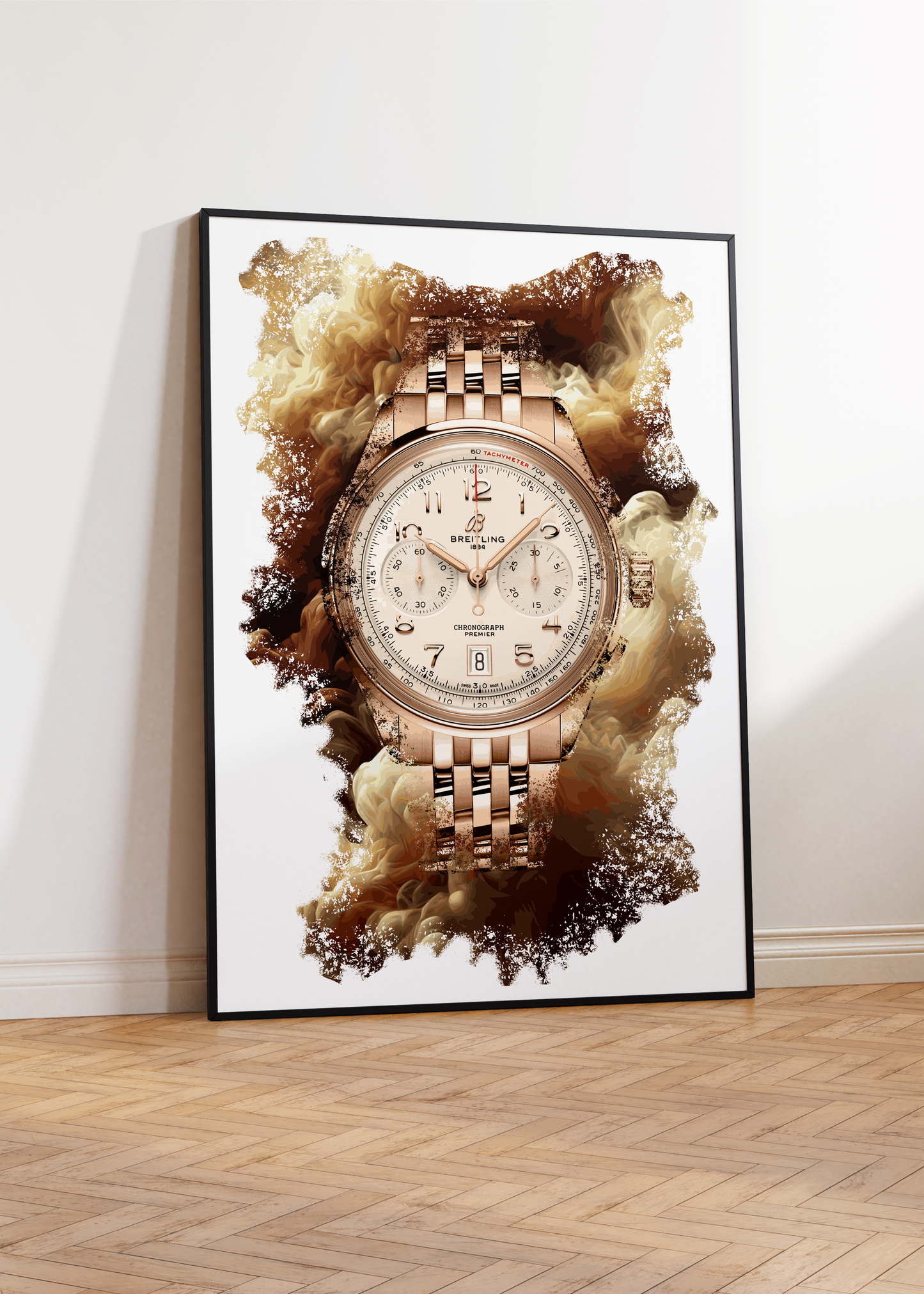 Premier B01 Chronograph Ref. RB0145371G1R1 Watch Art Print Poster