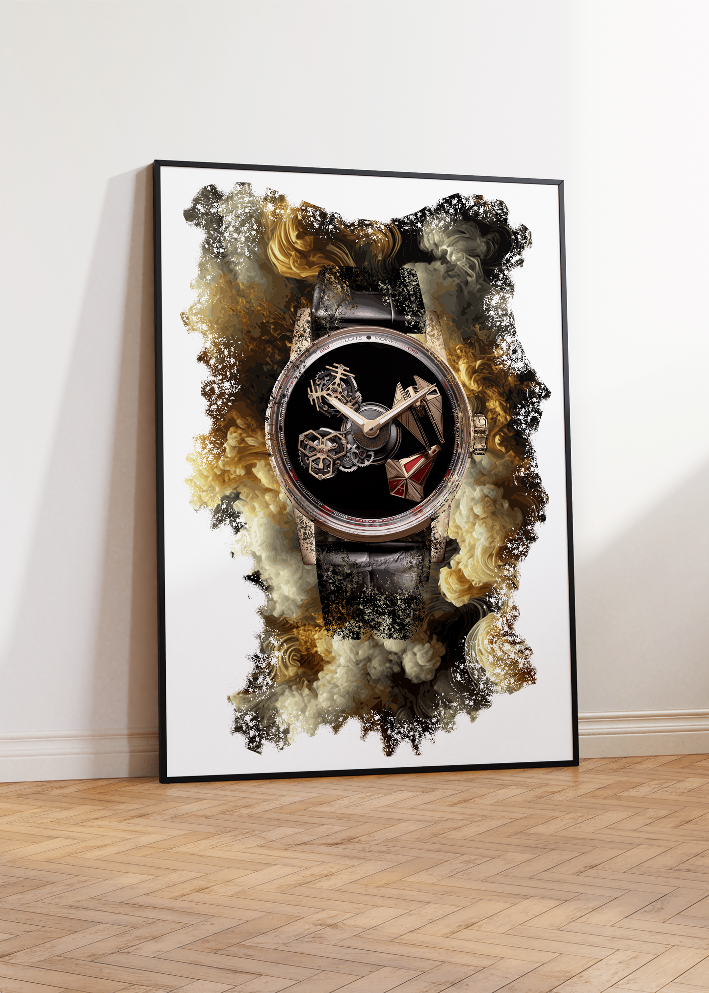 Space Revolution Ref. LM-104.50.50 Watch Art Print Poster