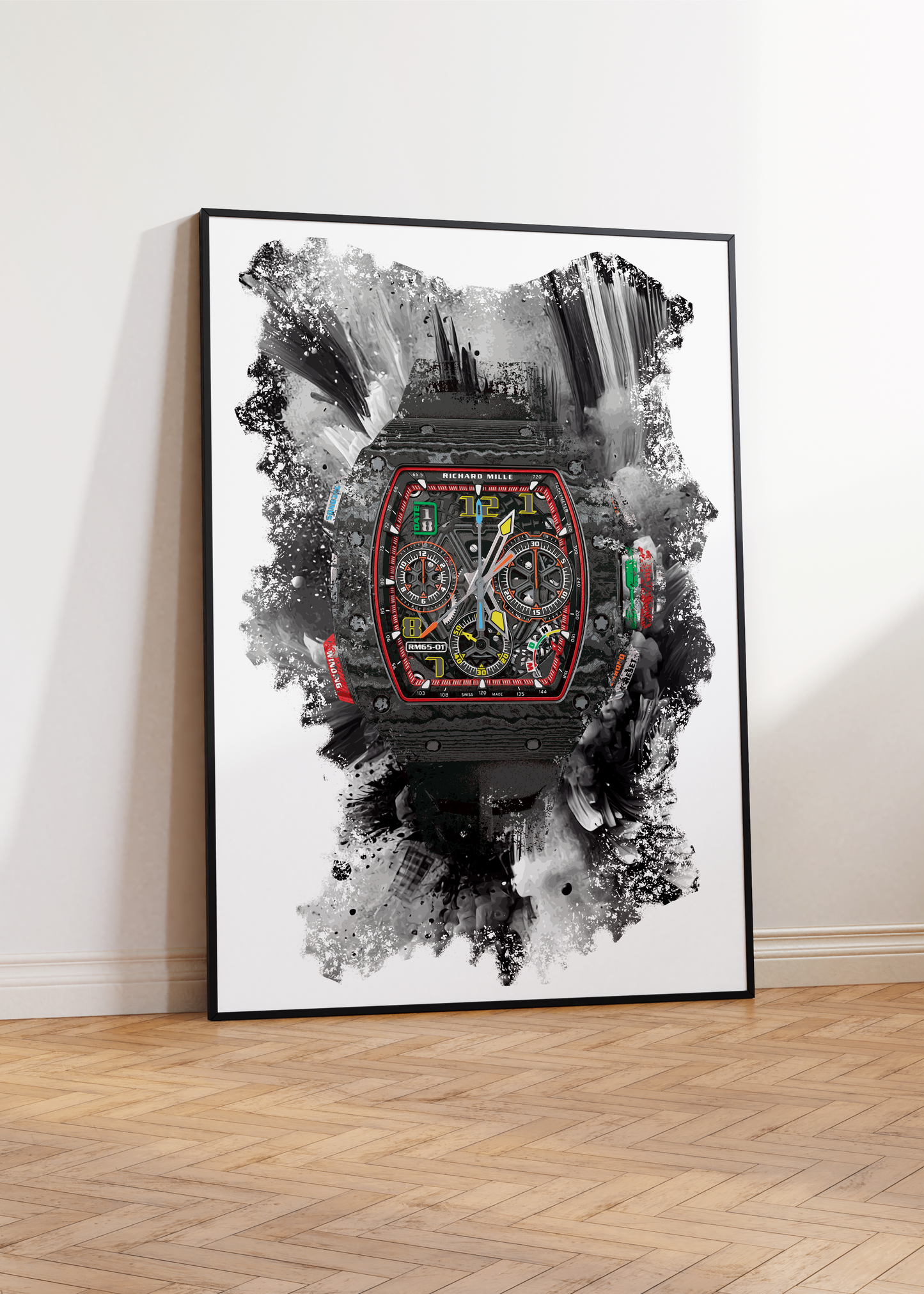 RM 65-01 Carbon TPT Watch Art Print Poster