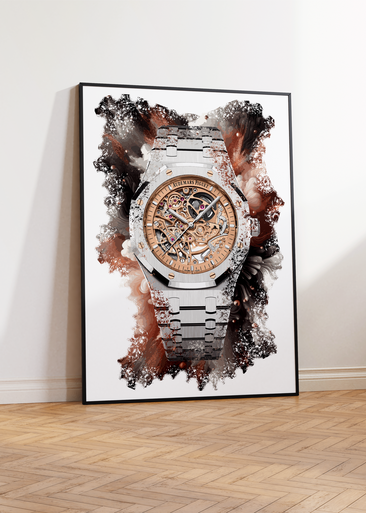 Royal Oak Ref. 15407ST.OO.1220ST.02 Watch Art Print Poster