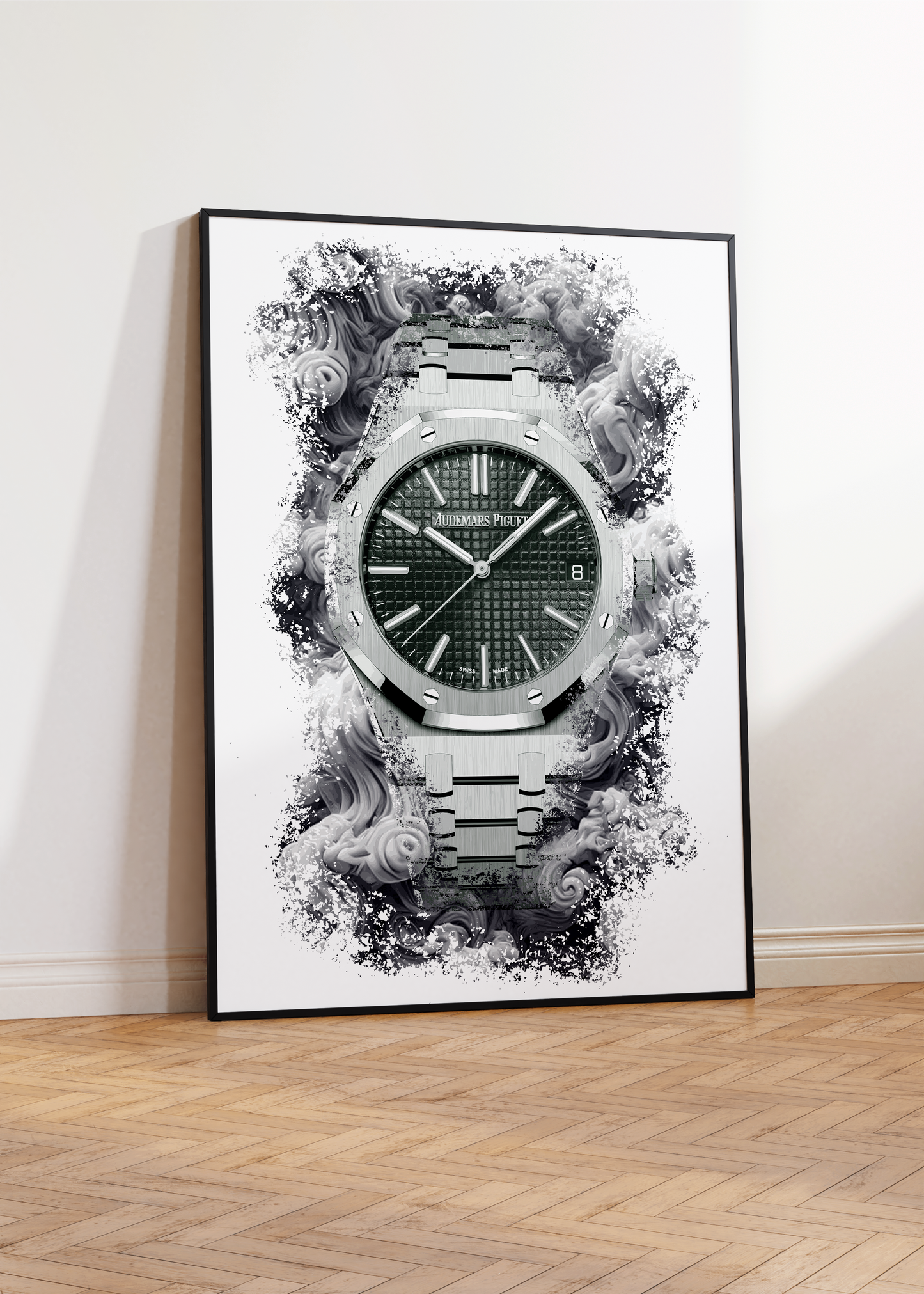 Royal Oak Ref. 15510ST.OO.1320ST.09 Watch Art Print Poster