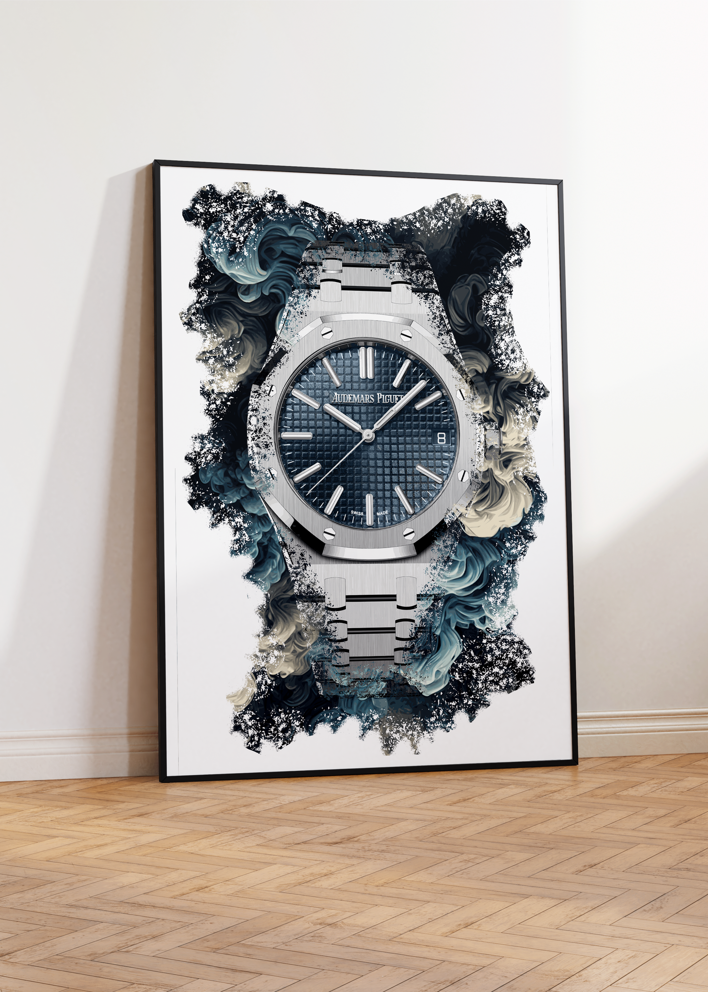 Royal Oak Ref. 15510ST.OO.1320ST.06 Watch Art Print Poster