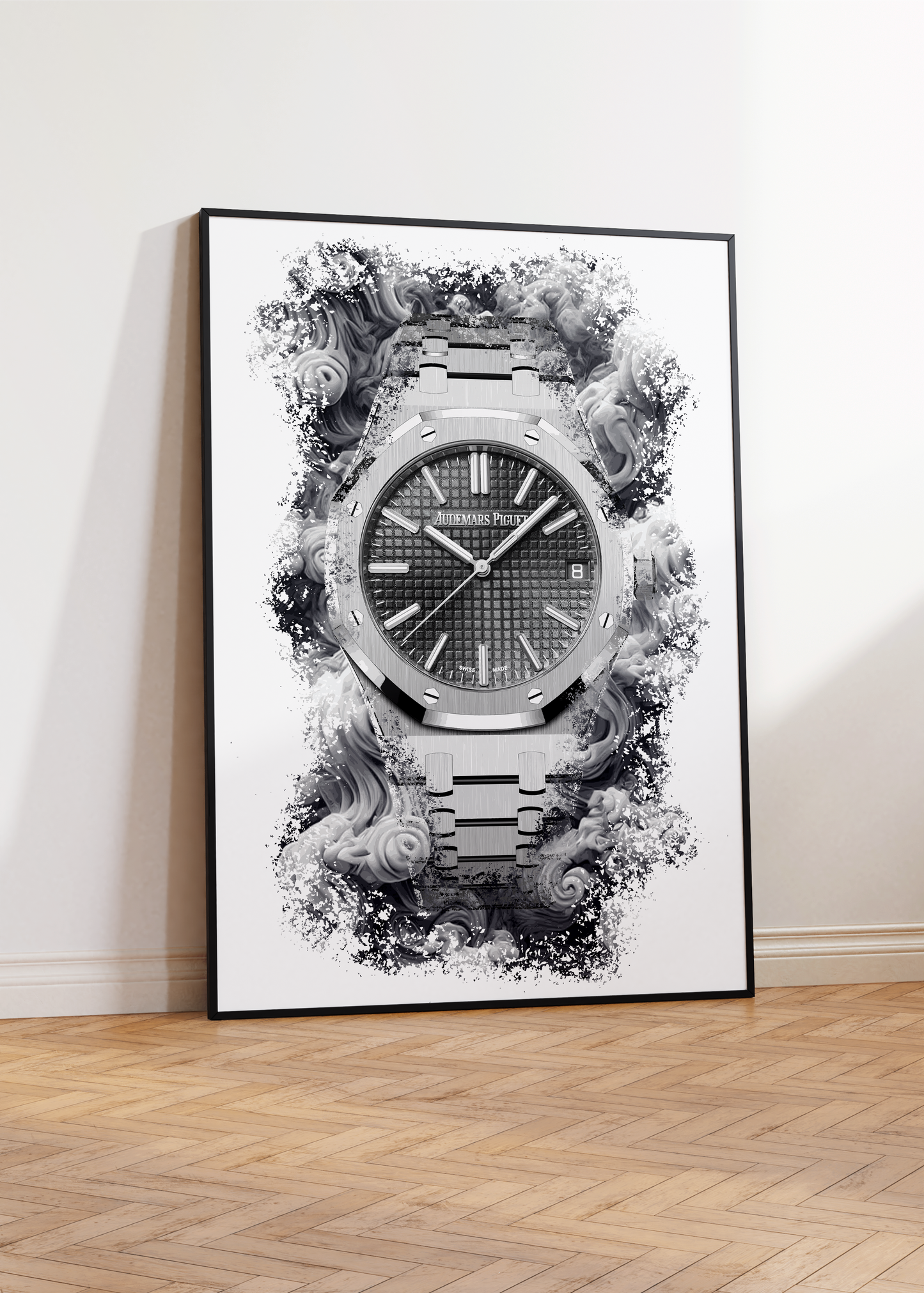 Royal Oak Ref. 15510ST.OO.1320ST.10 Watch Art Print Poster