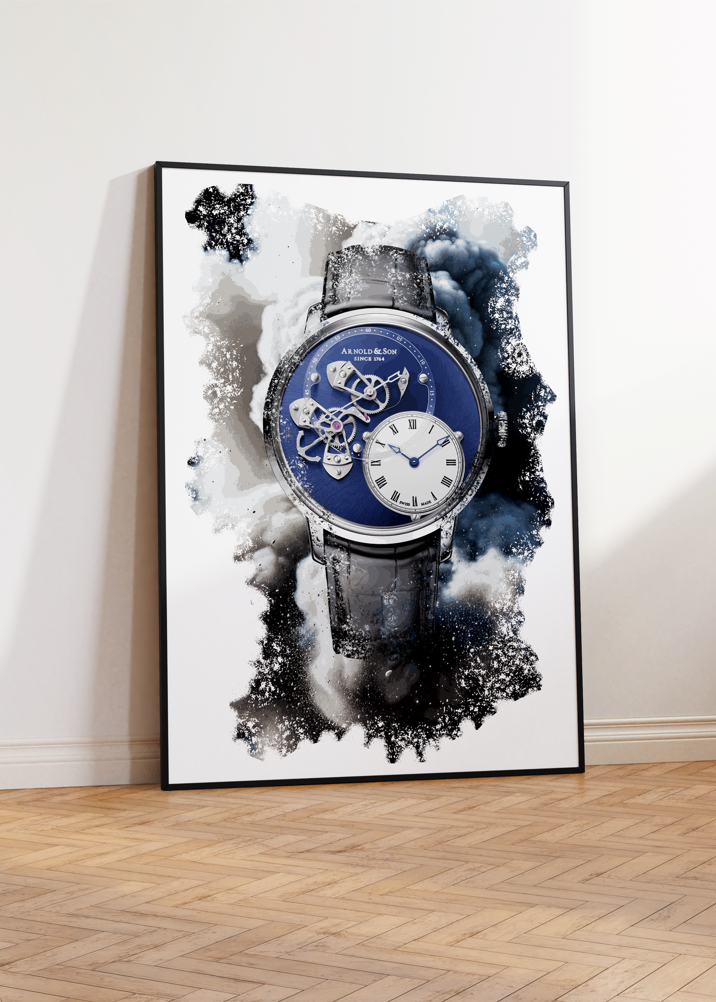 DSTB Steel Ref. 1ATAS.U01A.C121S Watch Art Print Poster