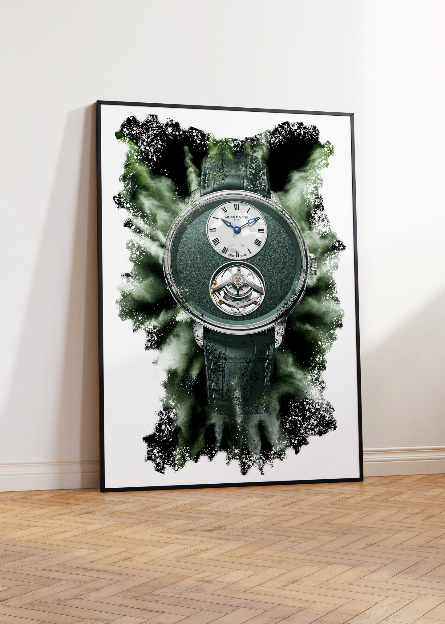 Ultrathin Tourbillon Platinum Ref. 1UTBR.XF01A.C208A Watch Art Print Poster