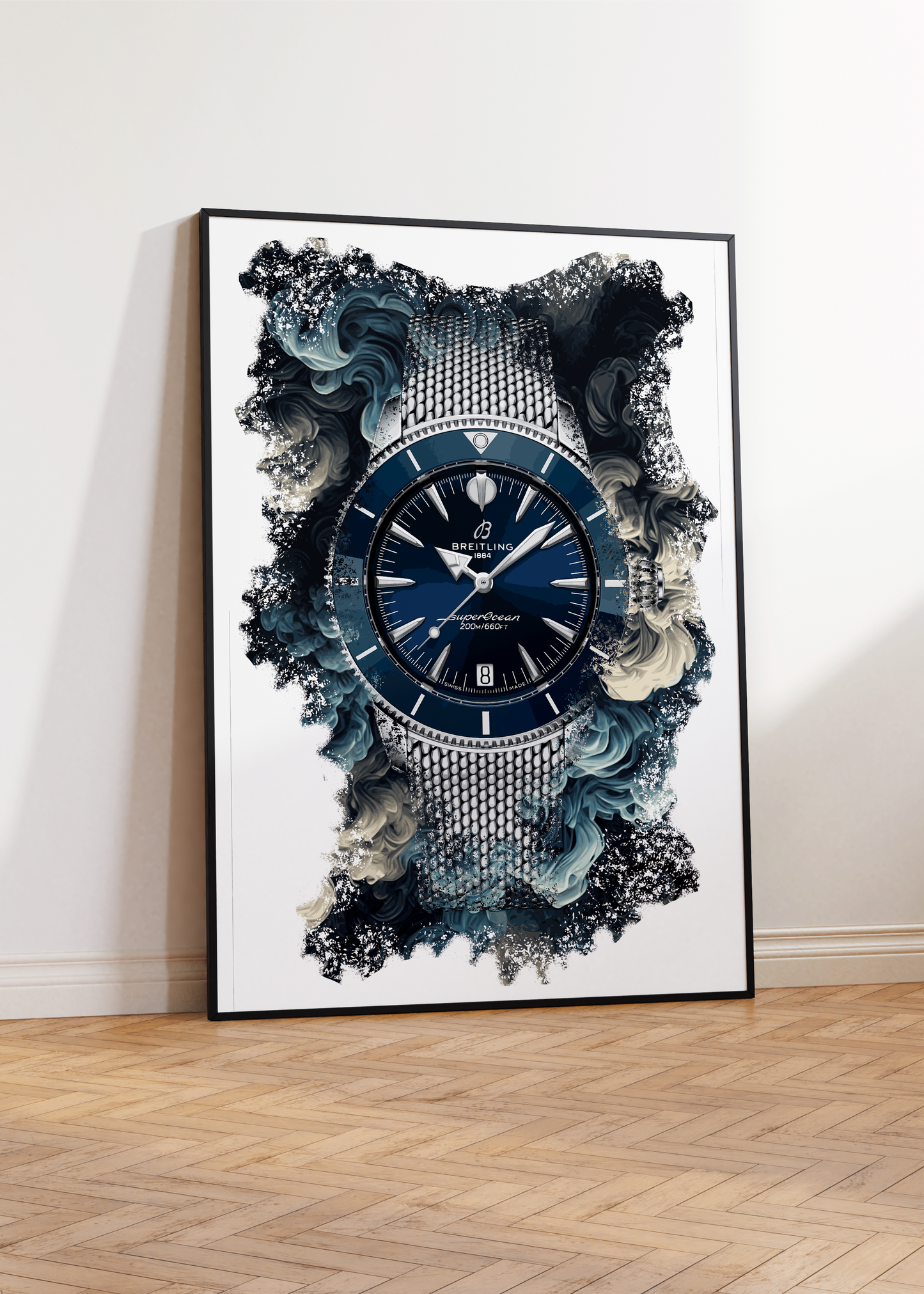 Superocean Heritage Automatic Ref. A10390161C1A1 Watch Art Print Poster Watch Art Print Poster