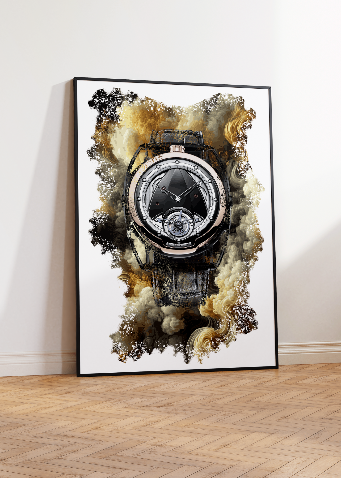 DB28 Tourbillon Rose Gold Ref. DB28TRS8ZN/S Watch Art Print Poster