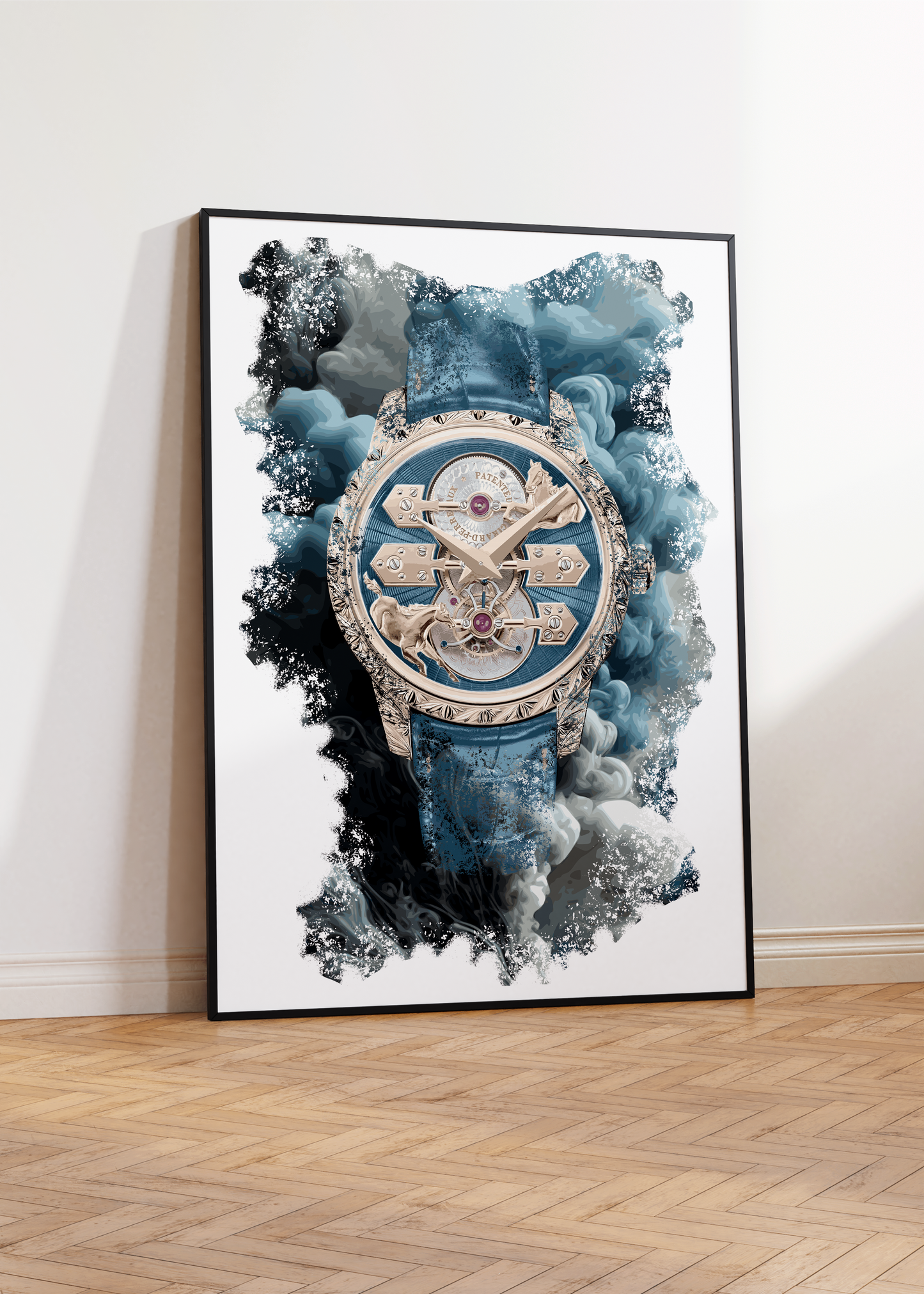 La Esmeralda Tourbillon “A Secret” Eternity Edition Ref. 99274-52-3131-5CC Watch Art Print Poster
