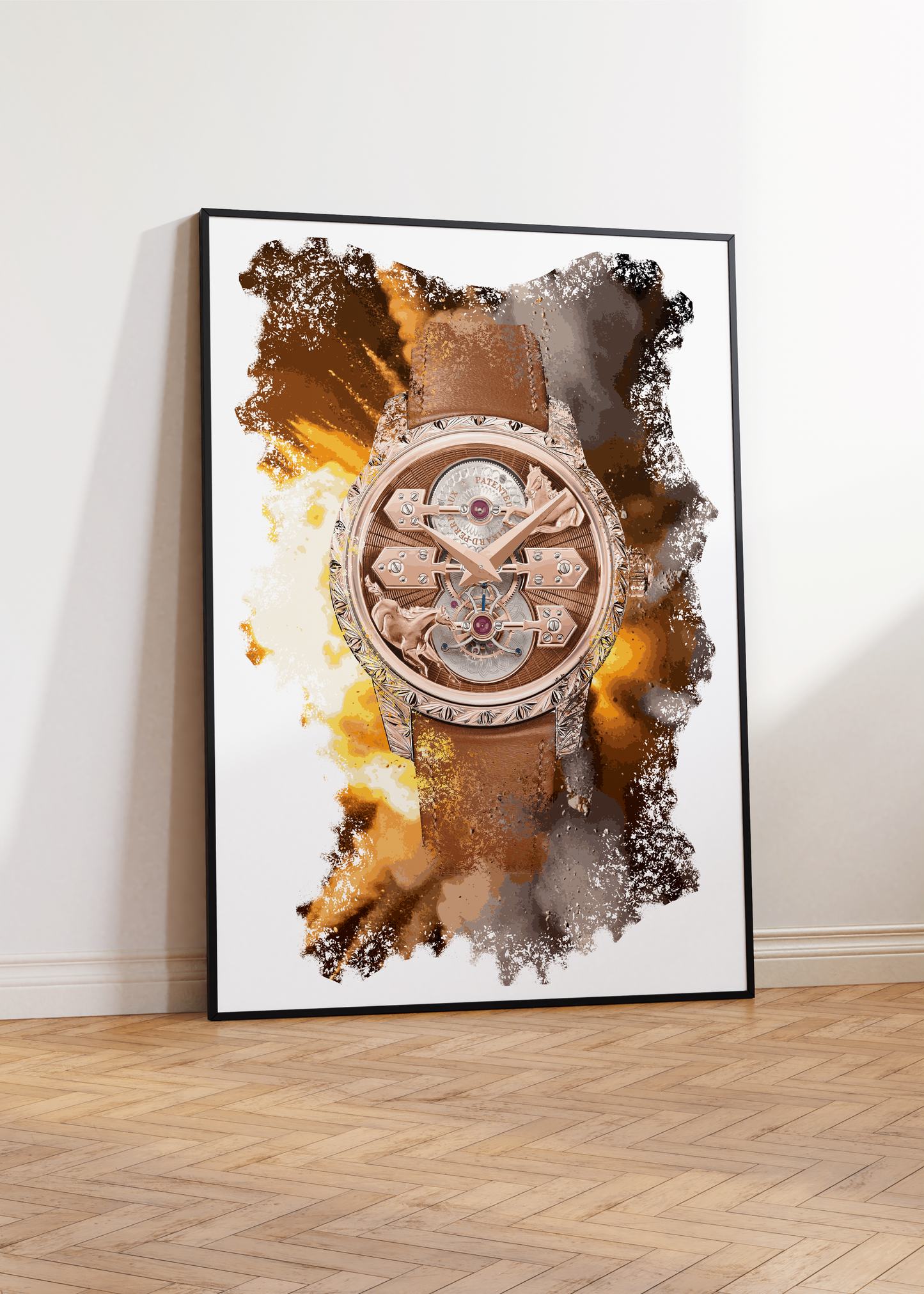 La Esmeralda Tourbillon “A Secret” Eternity Edition Ref. 99274-52-3423-5CC Watch Art Print Poster
